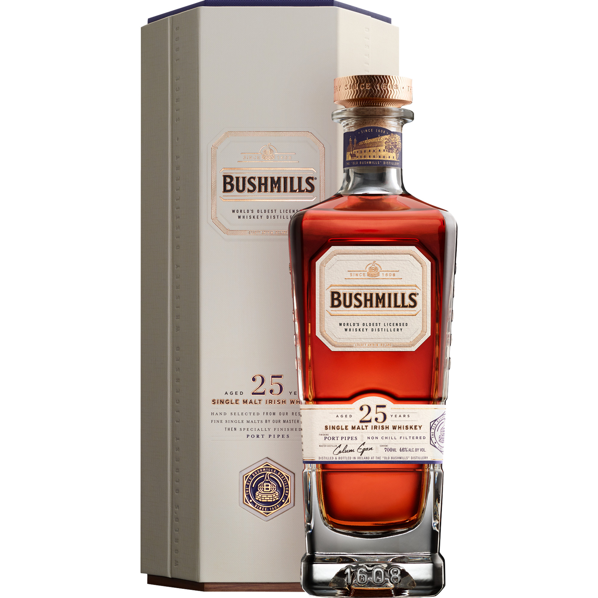 Image of Bushmills 25 Years Irish Malt Whiskey, 0,7 L, 46% Vol., Spirituosen