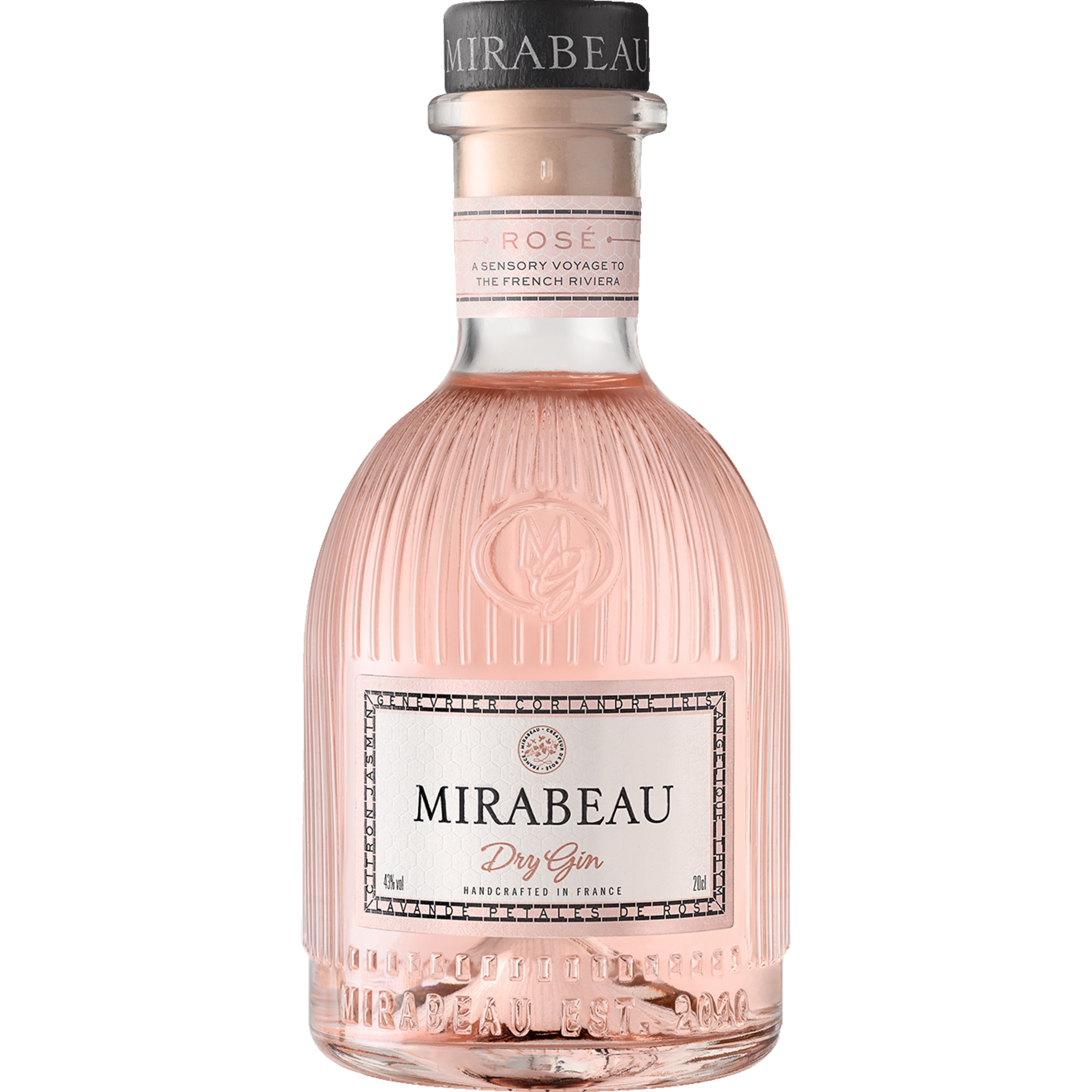 Image of Mirabeau Dry Gin Rosé, 43 % vol. 0,2 L, Spirituosen