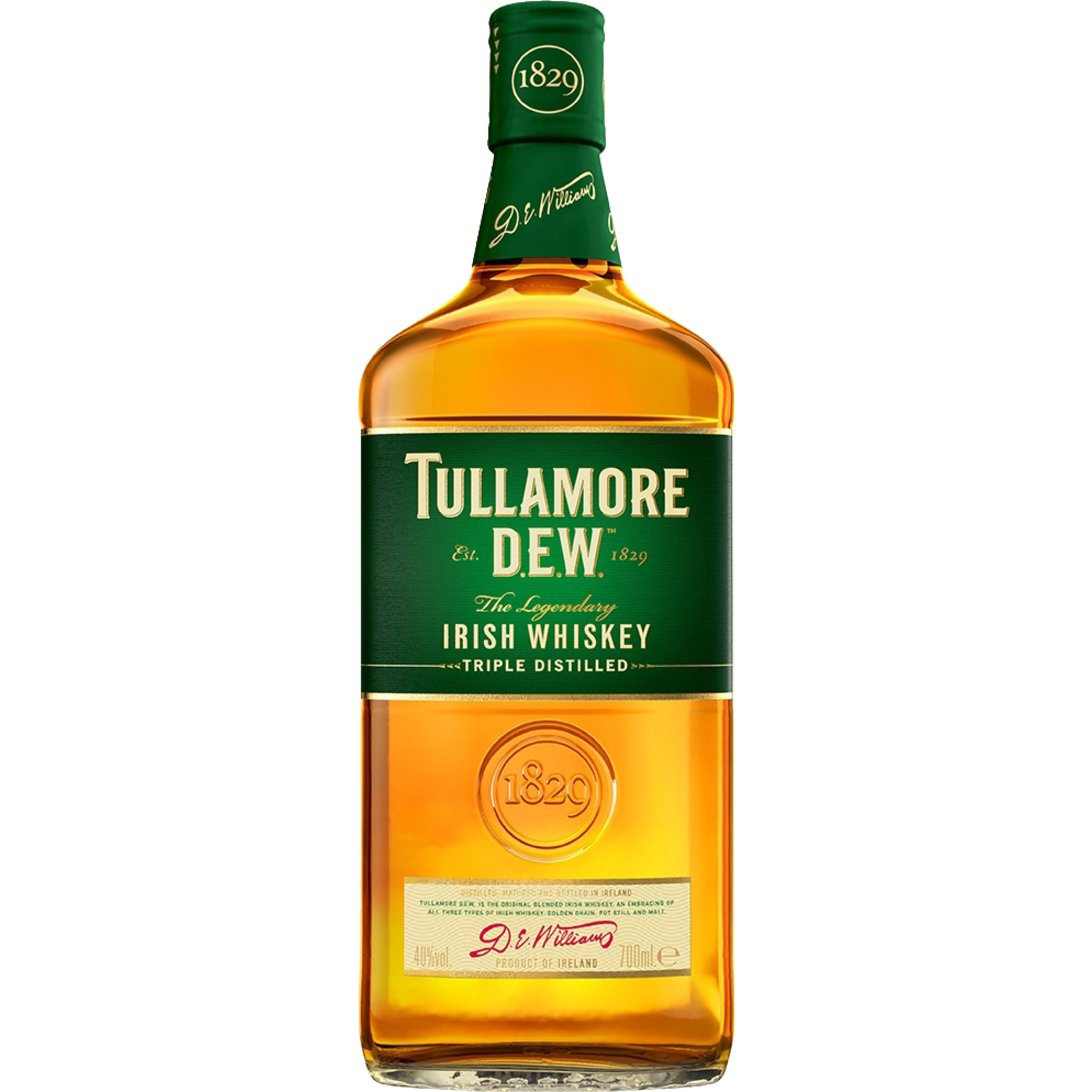 Tullamore Dew Irish Whisky, 0,7 L, 40% Vol., Spirituosen William Grant & Sons Global Brands Ltd., Tullamore, Ireland Hawesko DE
