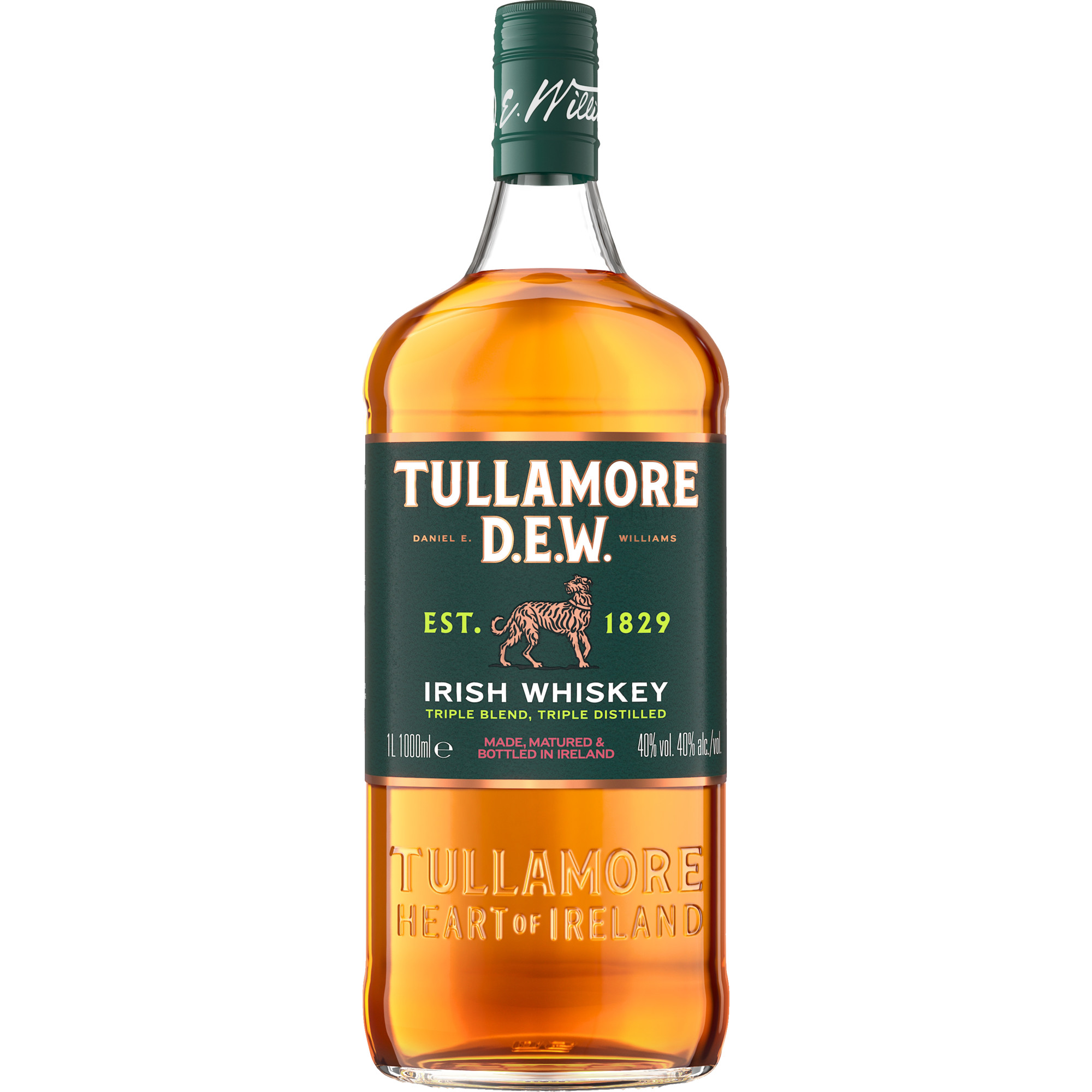 Tullamore Dew Irish Whiskey, 0,7 L, 40% Vol., Spirituosen William Grant & Sons Global Brands Ltd., Tullamore, Ireland Hawesko DE
