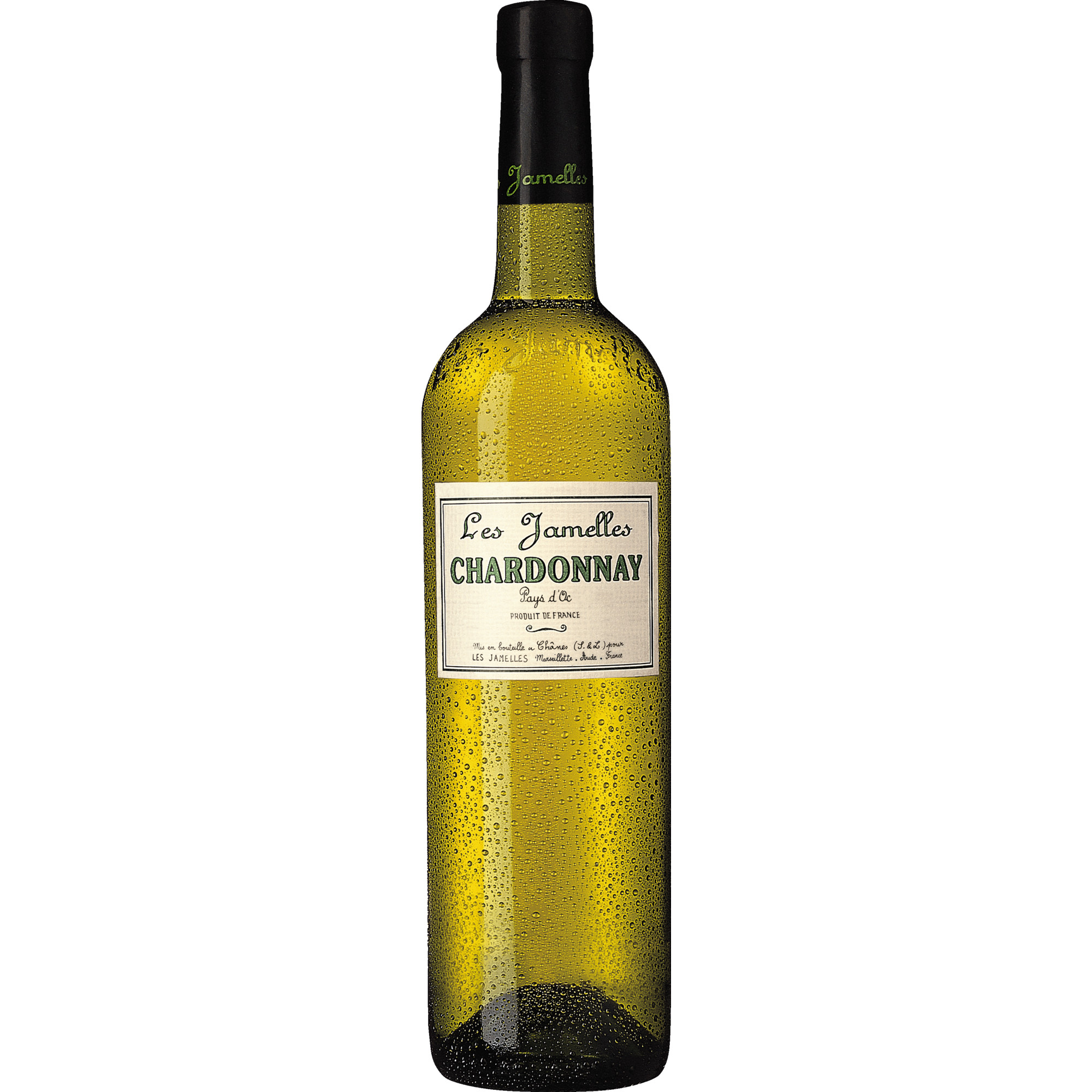 Les Jamelles Chardonnay, Pays d%27Oc IGP, Languedoc-Roussillon, 2022, Weißwein  Weißwein Hawesko