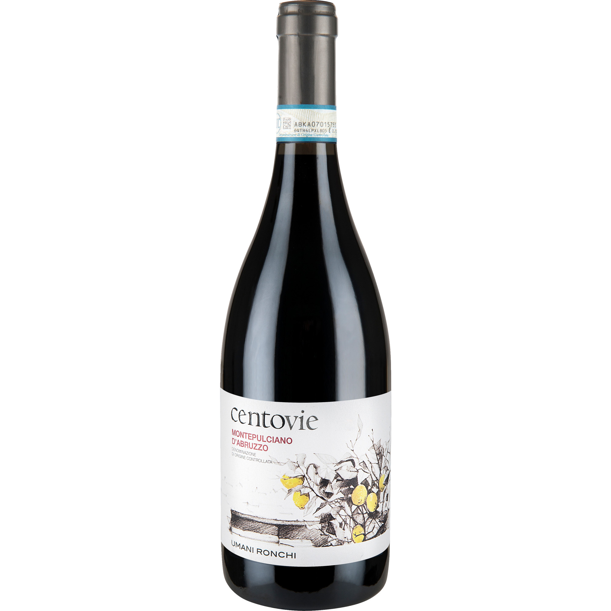 Centovie Montepulciano, Montepulciano d’Abruzzo DOC, Abruzzen, 2018, Rotwein