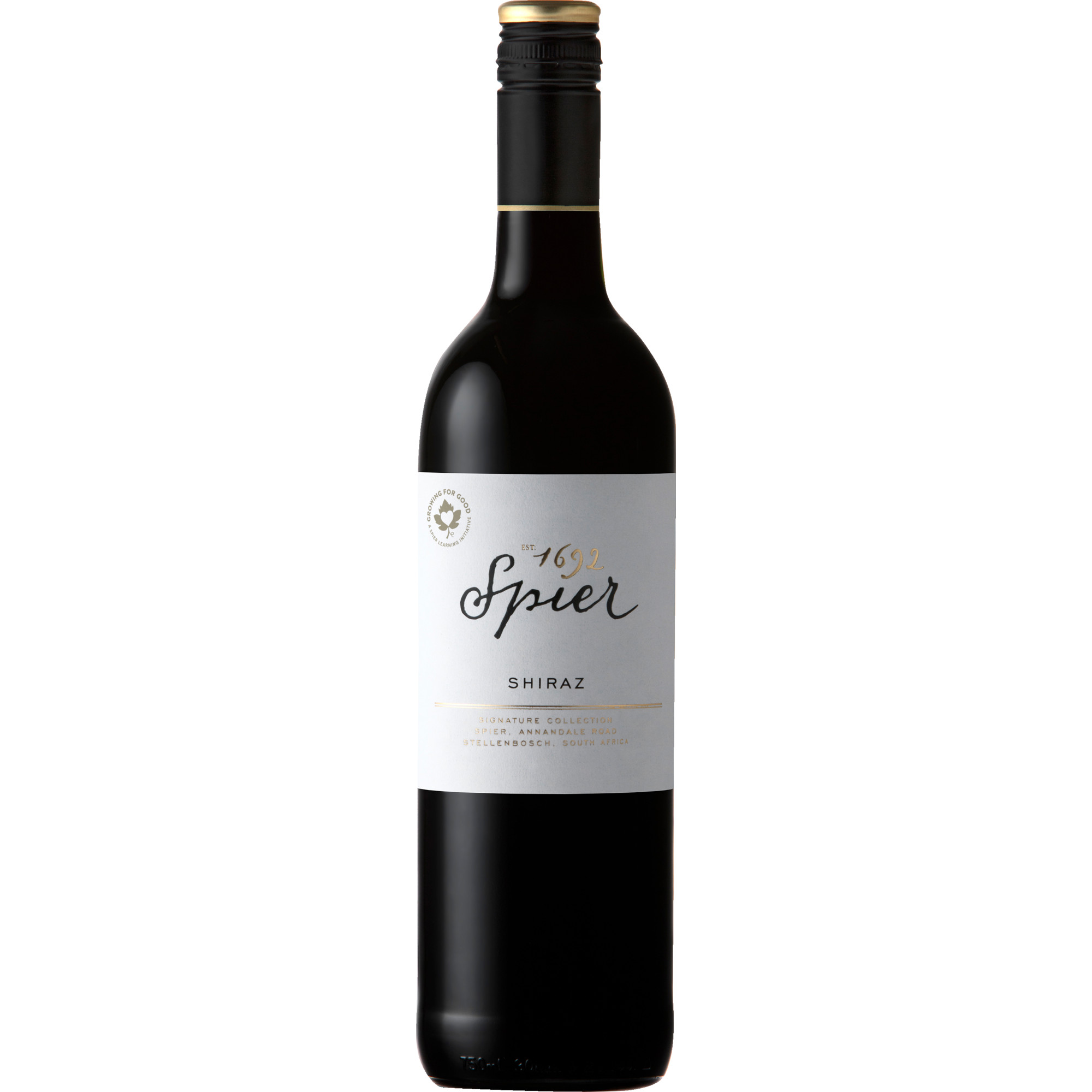 Image of Spier Signature Collection Shiraz, WO Western Cape, Western Cape, 2022, Rotwein