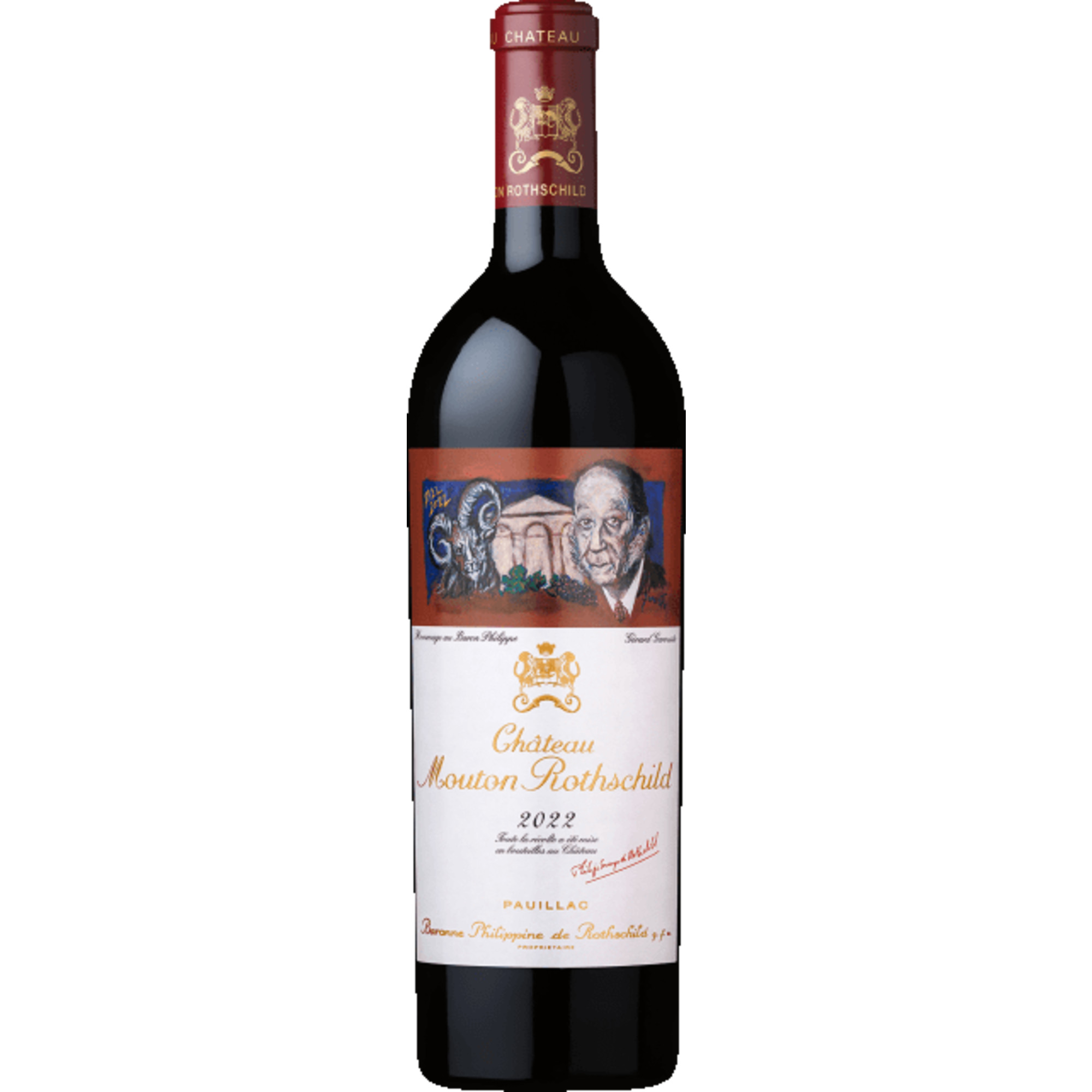 Château Mouton-Rothschild, Pauillac AOP, 1er Cru Classé, Bordeaux, 2022, Rotwein