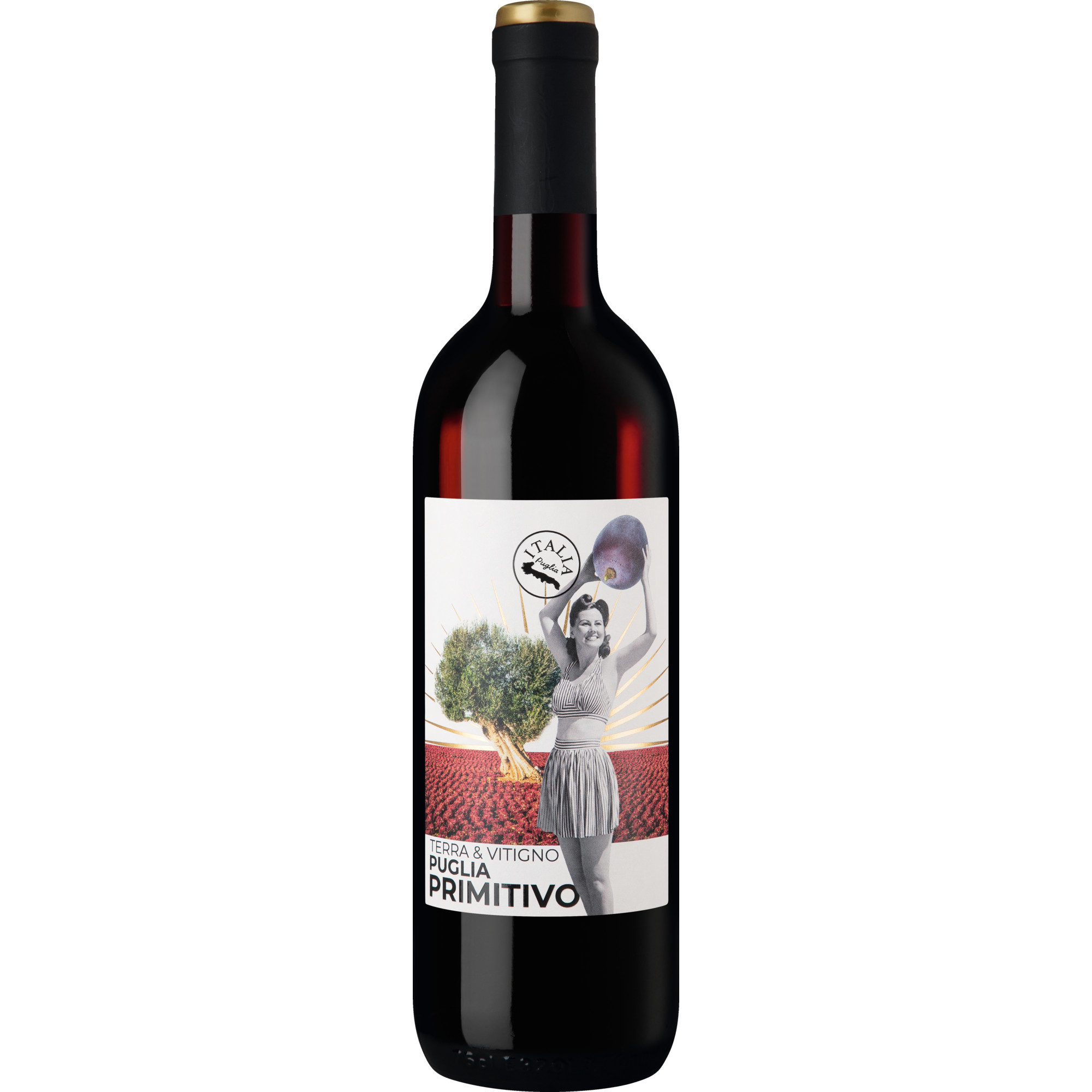 Terra & Vitigno Primitivo, Puglia IGP, Apulien, 2022, Rotwein