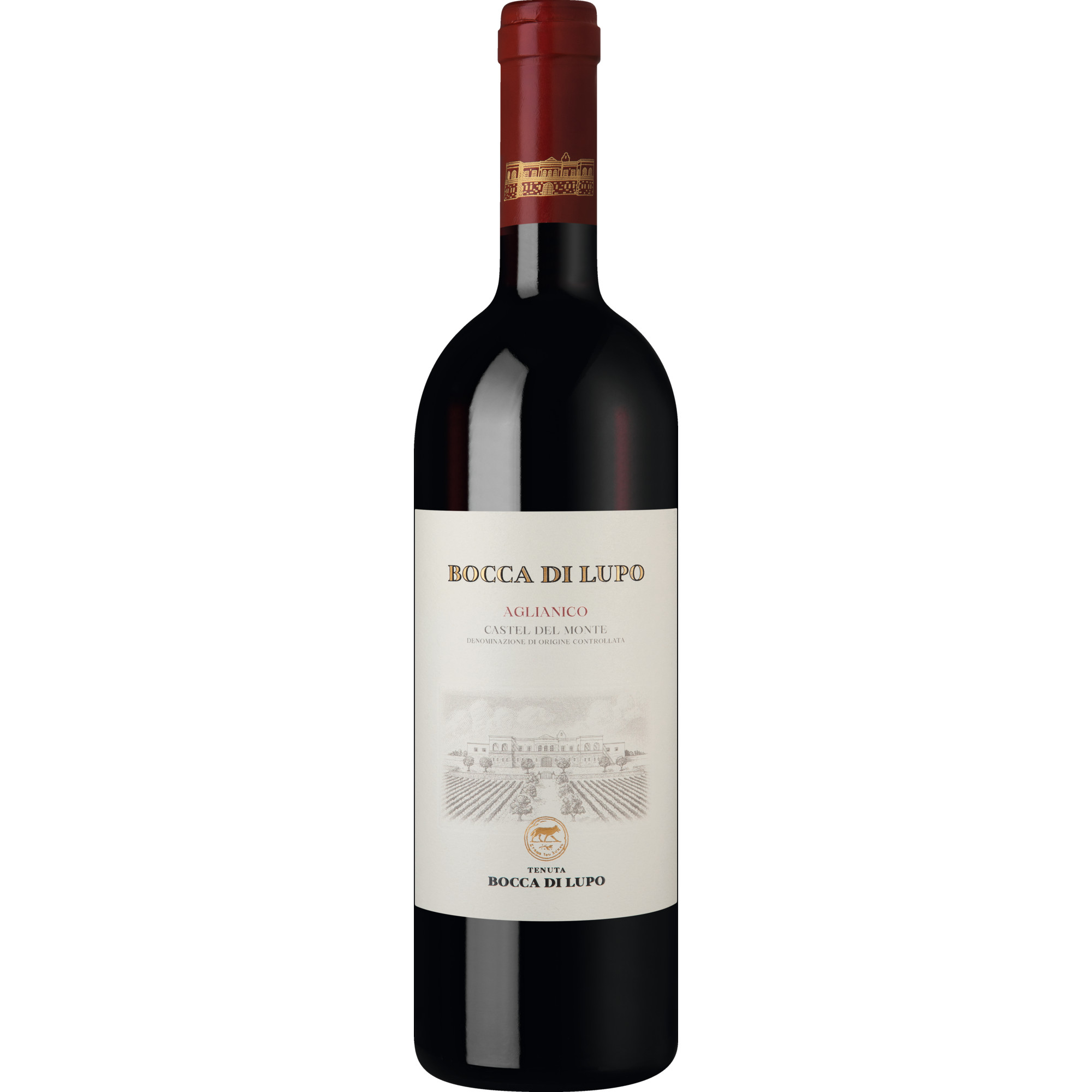 Tenuta Bocca di Lupo Aglianico, Castel del Monte DOC, Apulien, 2020, Rotwein