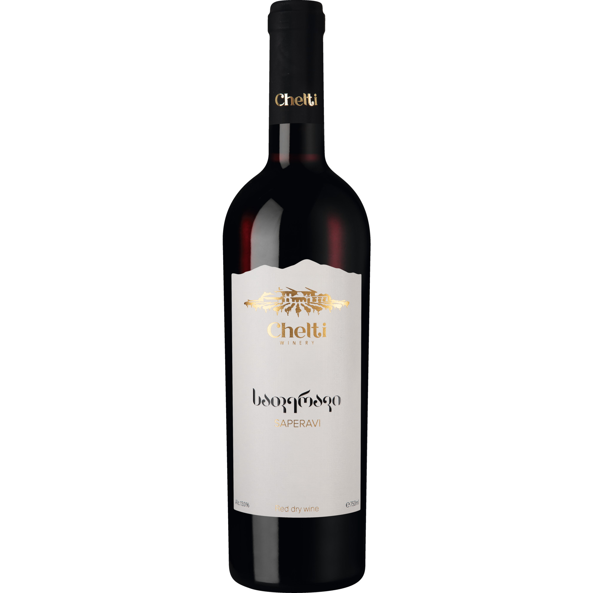 Chelti Saperavi, Trocken, Georgien, 2020, Rotwein