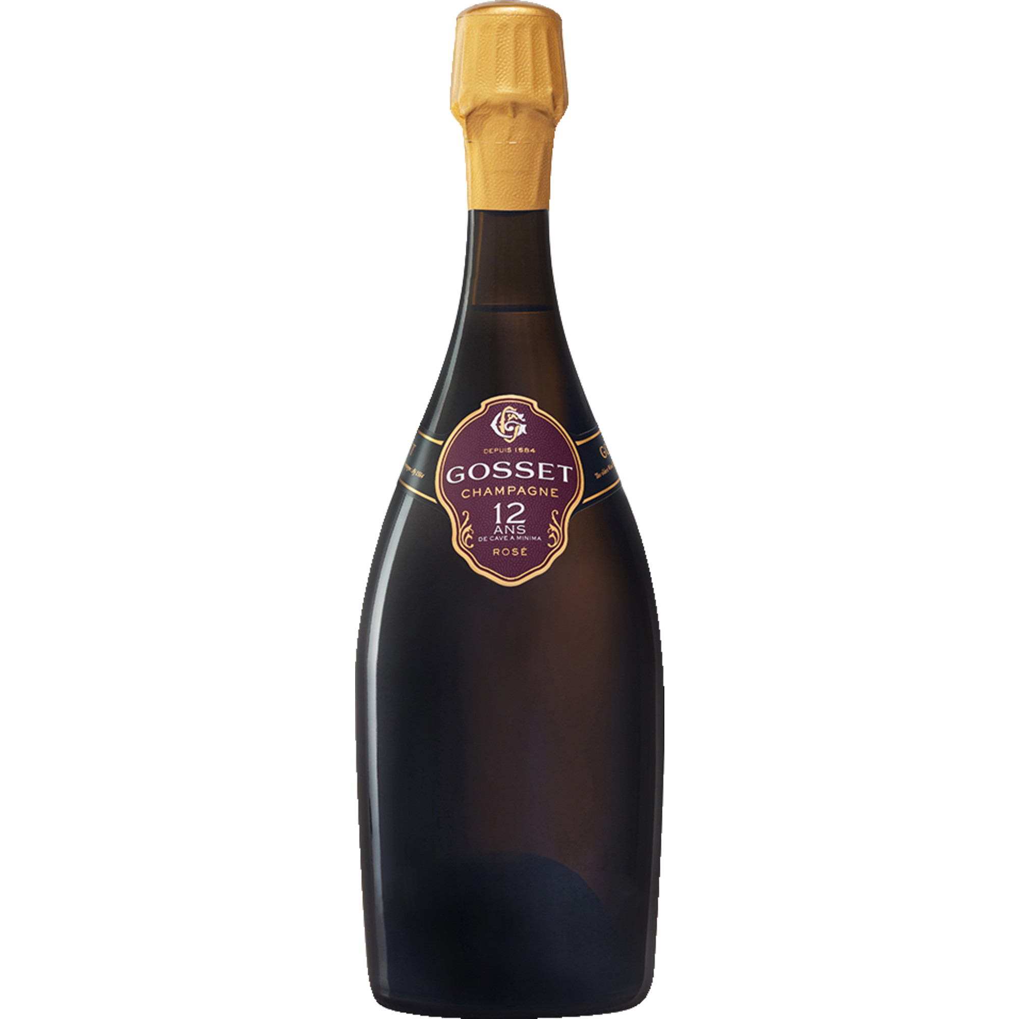 Champagne Gosset Rosé 12 ans à cave a minima, Brut, Champagne AC, Champagne, Schaumwein - Champagner