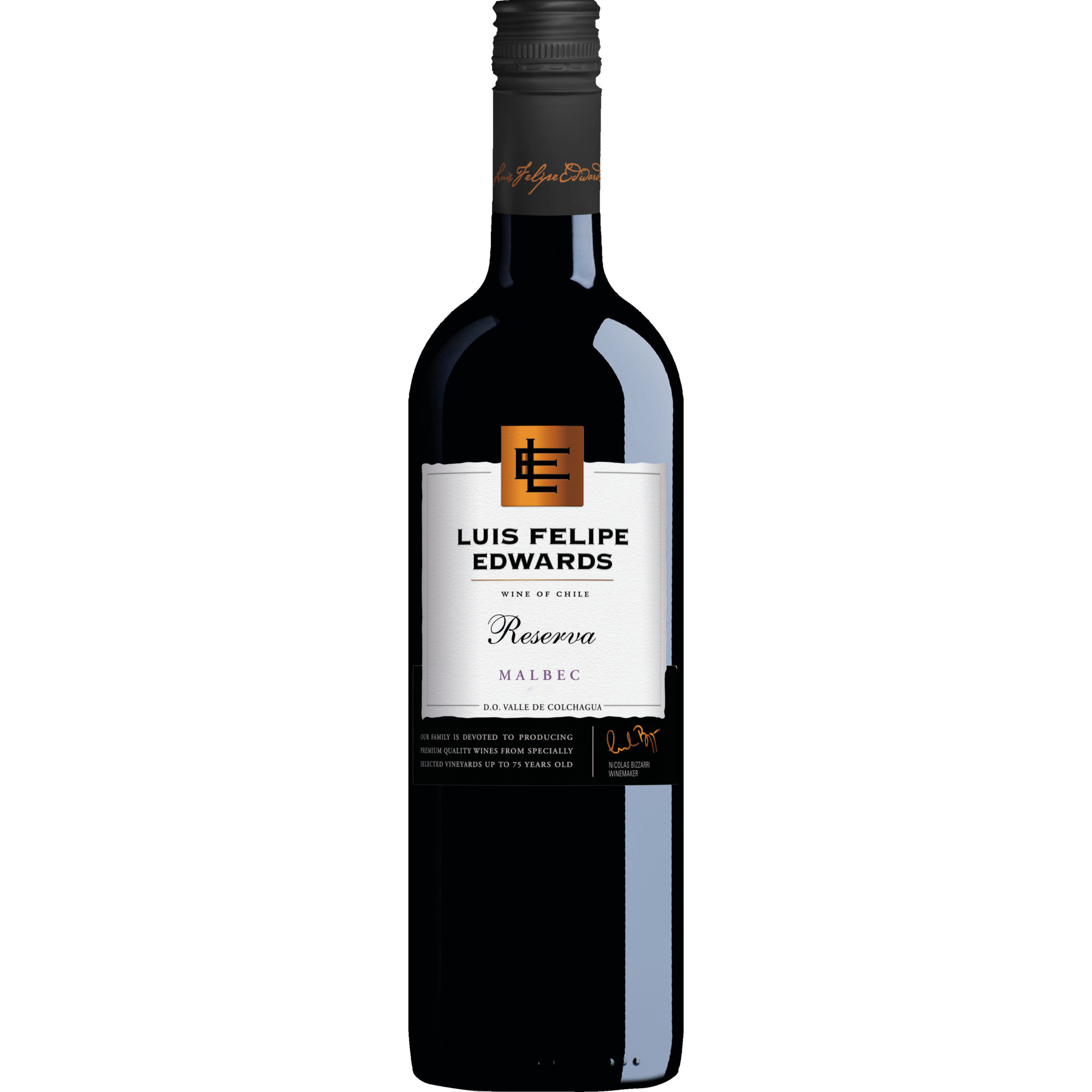 Luis Felipe Edwards Malbec Reserva, Valle de Colchagua, Valle Central, 2022, Rotwein