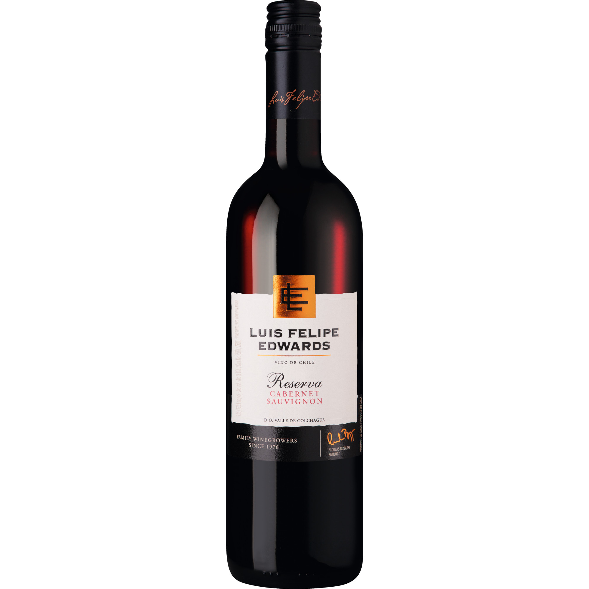 Luis Felipe Edwards Cabernet Sauvignon Reserva, Valle de Colchagua, Valle Central, 2022, Rotwein