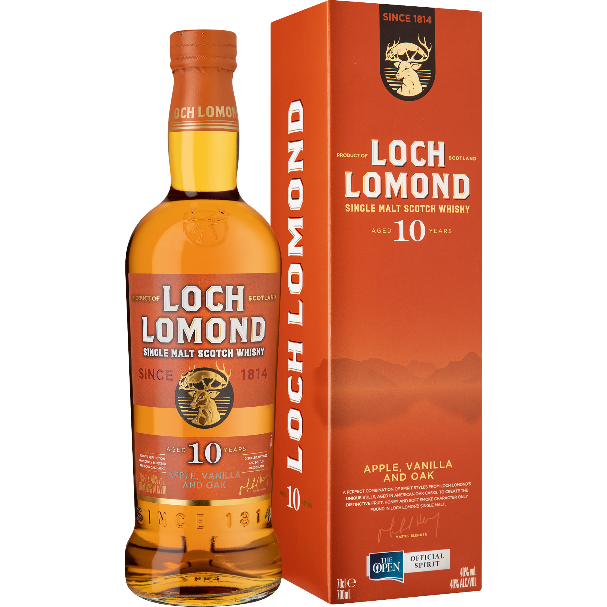 Image of Loch Lomond 10 Years Single Malt Whisky, Schottland, 0,7 L, 40% Vol., Schottland, Spirituosen