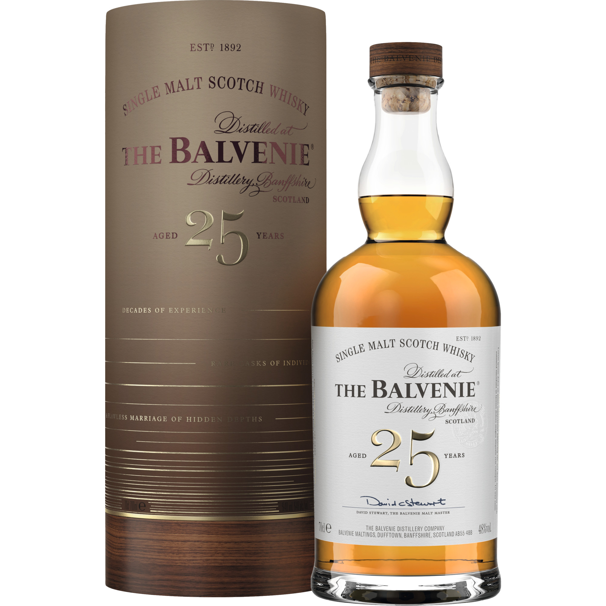 Image of Balvenie 25 Years Single Malt Whisky, 0,7L, 48% Vol., Schottland, Spirituosen
