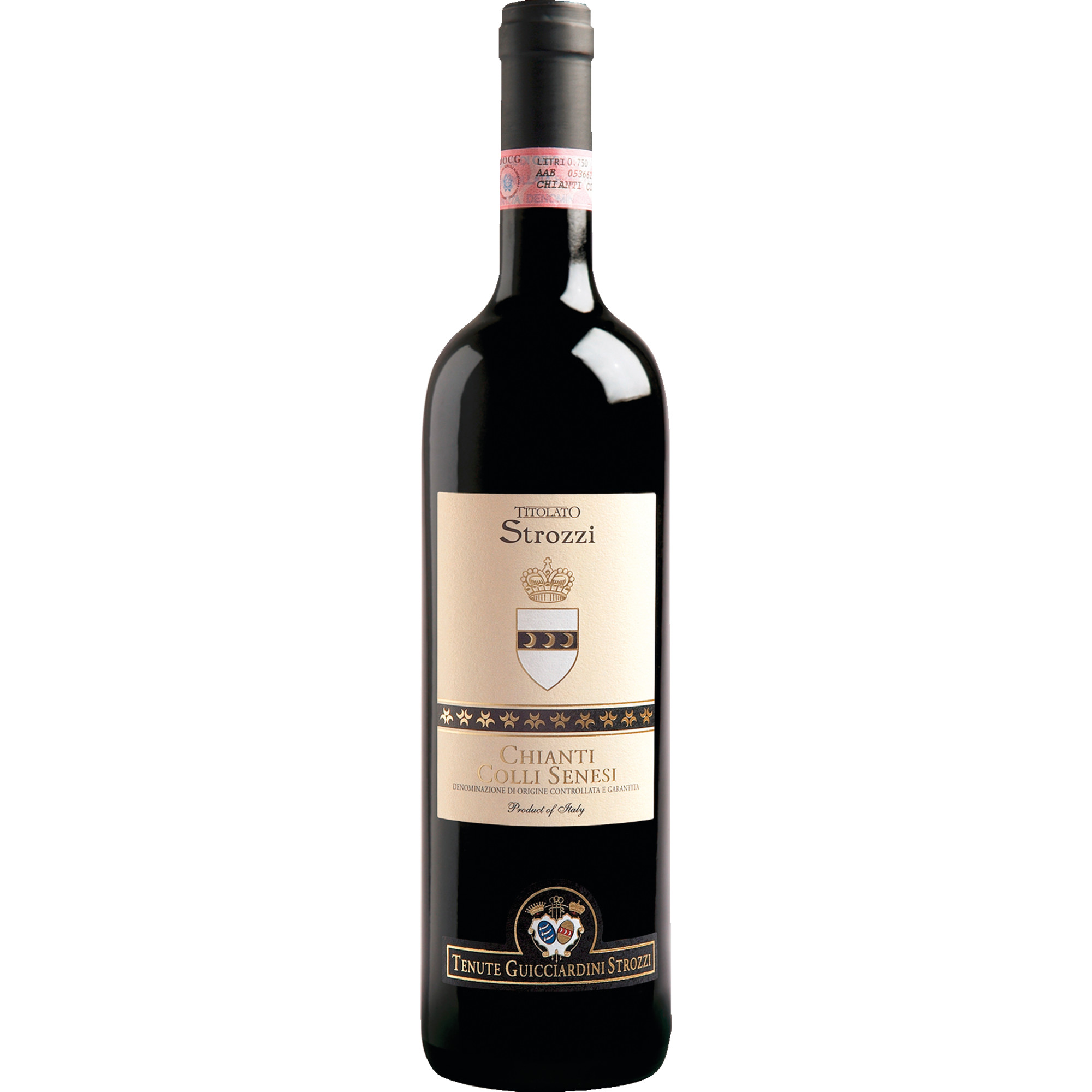 Titolato Strozzi Chianti Colli Senesi, Toskana DOCG, Toskana, 2022, Rotwein