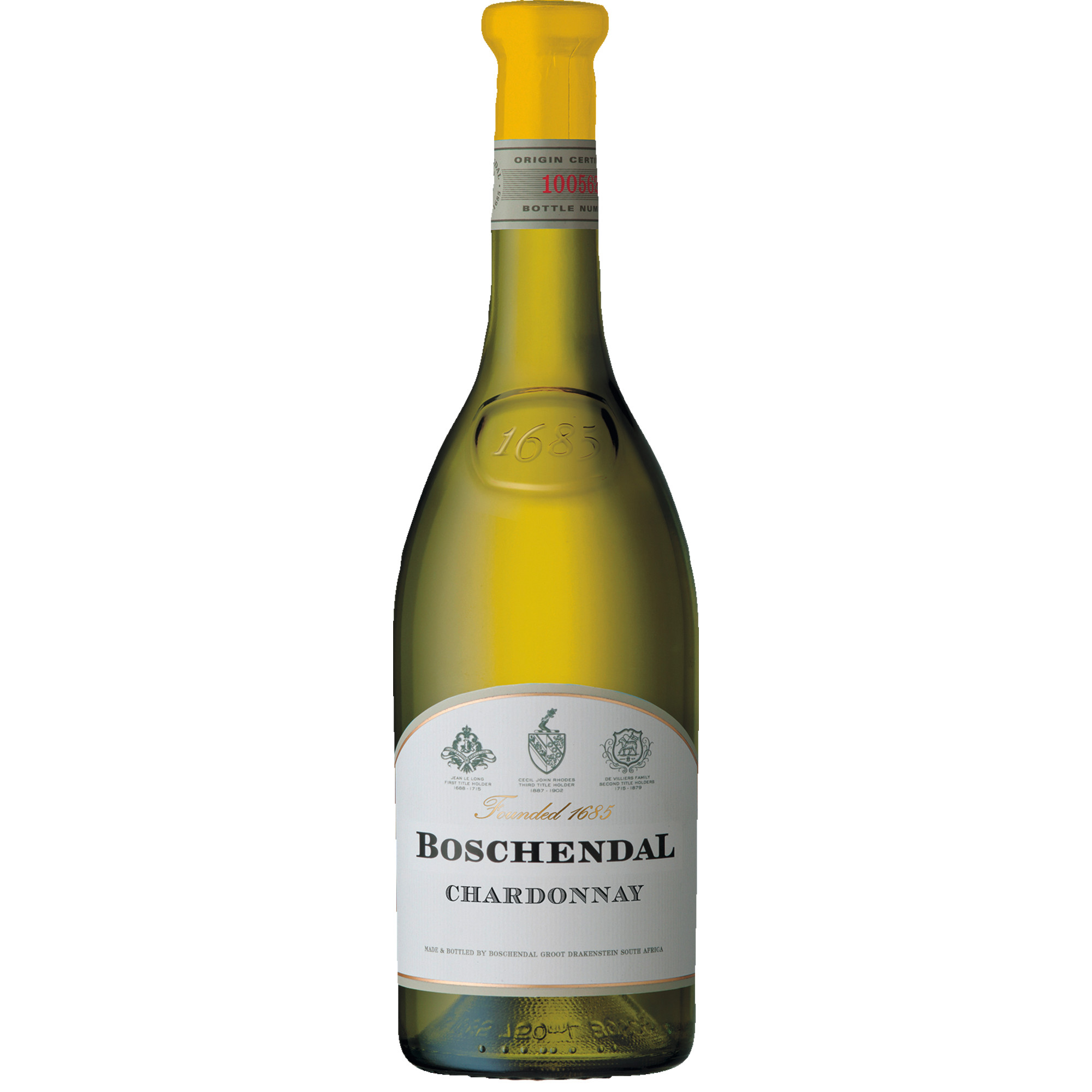 Image of 1685 Chardonnay, Western Cape, Western Cape, 2021, Weißwein