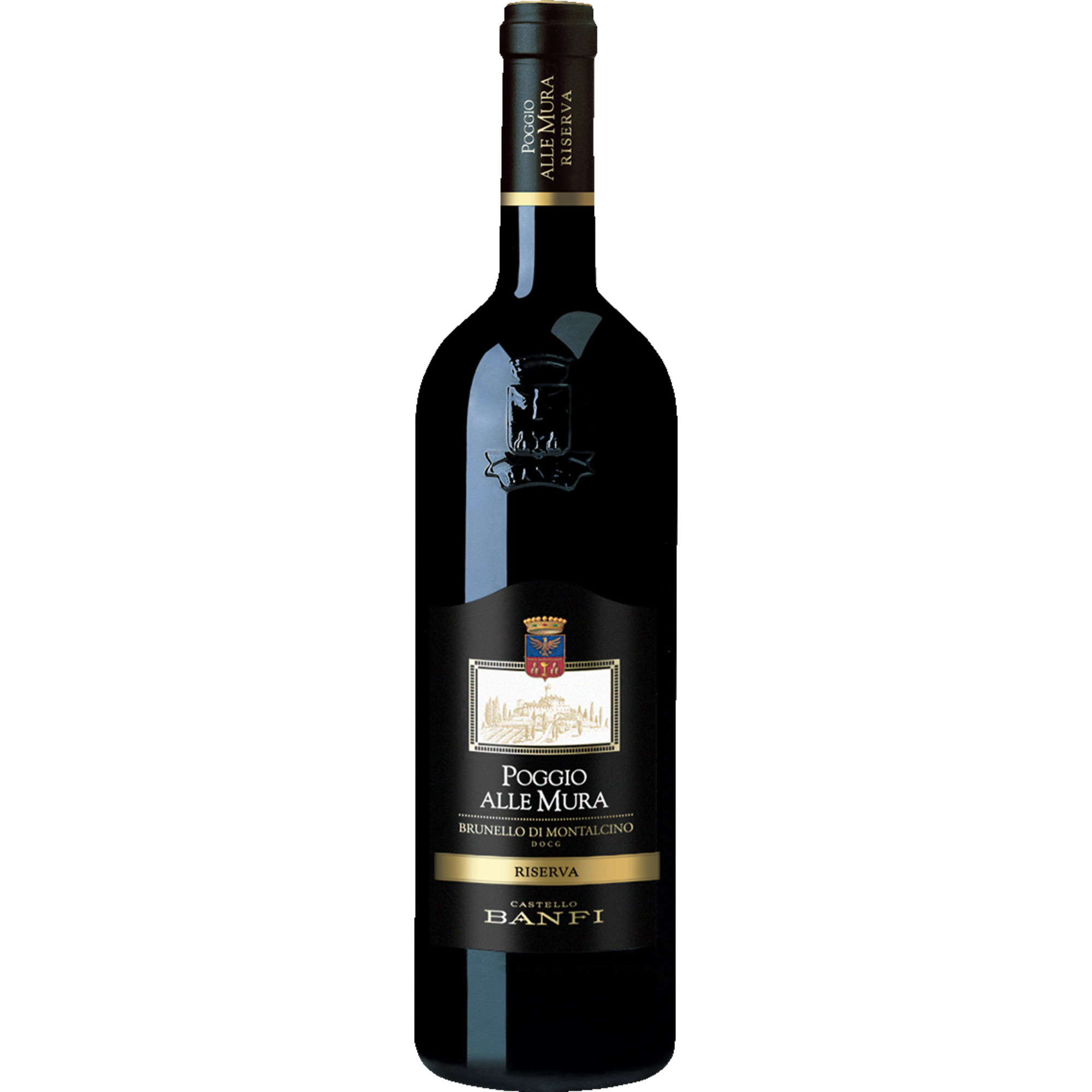 Castello Banfi Poggio alle Mura Brunello Riserva, Brunello di Montalcino Riserva DOCG, Toskana, 2017, Rotwein