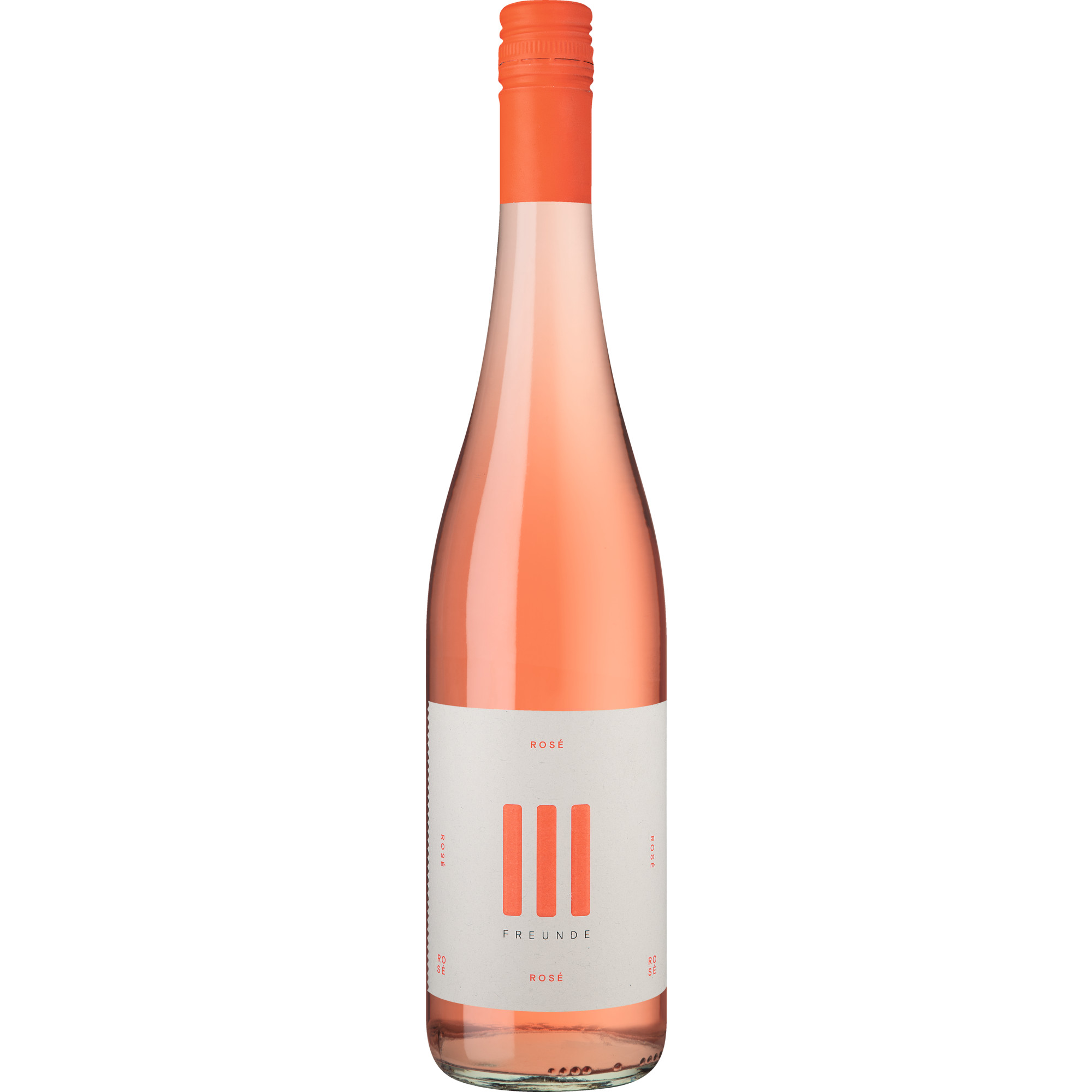 III Freunde Rosé, Halbtrocken, Rheinhessen, Rheinhessen, 2022, Roséwein