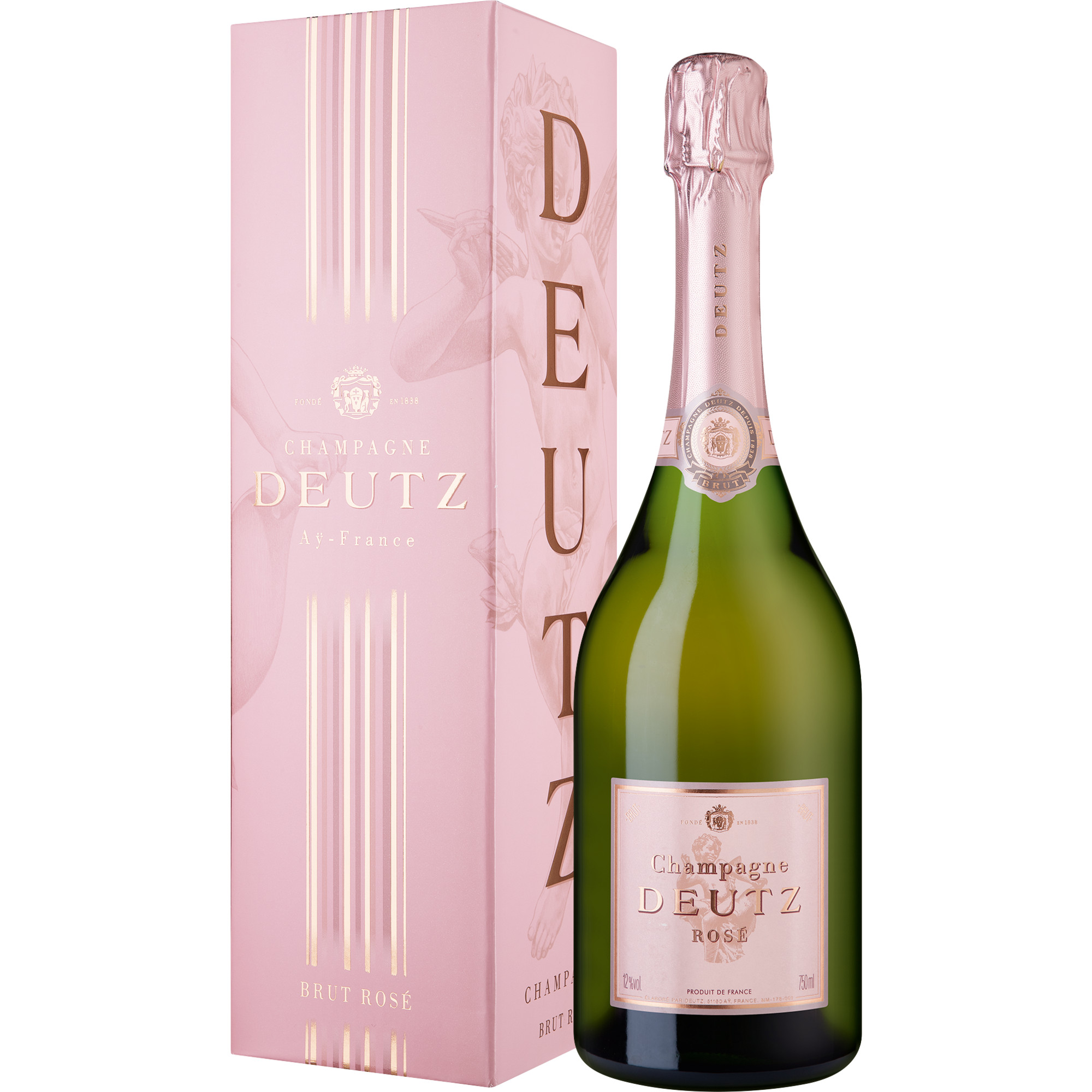 Image of Champagne Deutz Rosé, Brut, Champagne AC, Geschenkverpackung, Champagne, Schaumwein