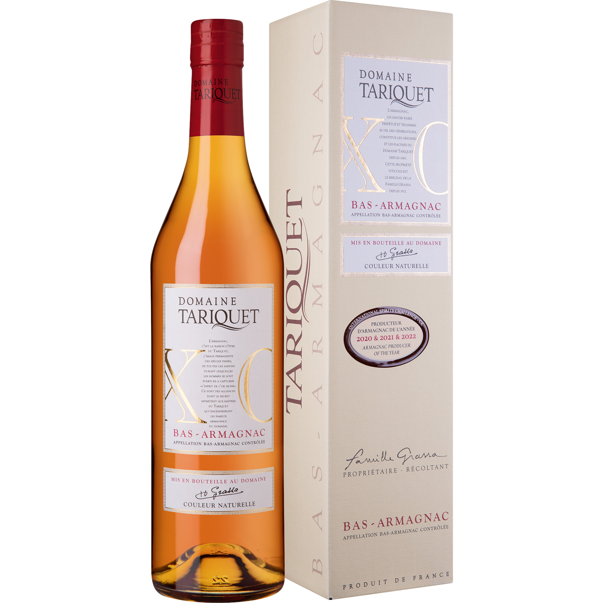 Image of Armagnac Domaine Tariquet XO, Armagnac AC, 0,7 L, 40% Vol., in Etui, Spirituosen