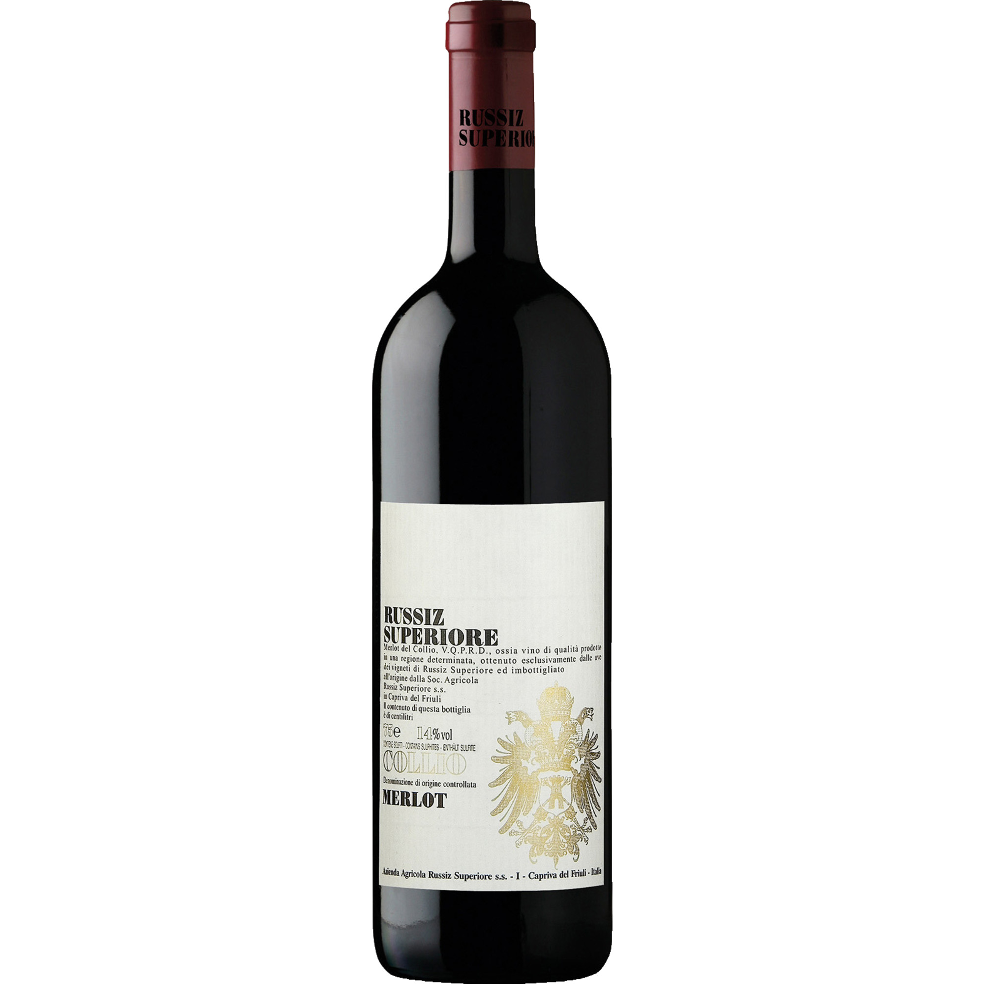 Russiz Superiore Merlot, Collio DOC, Friaul, 2021, Rotwein