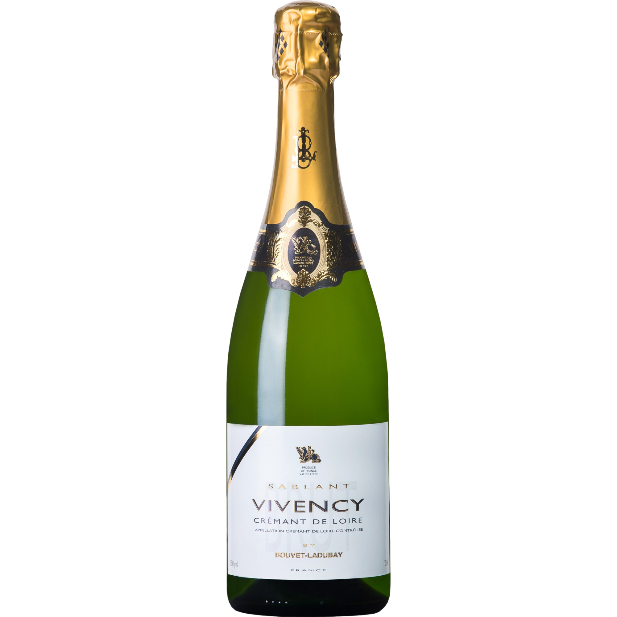 Image of Vivency Crémant de Loire, Brut, Crémant de Loire AC, Loire, Schaumwein