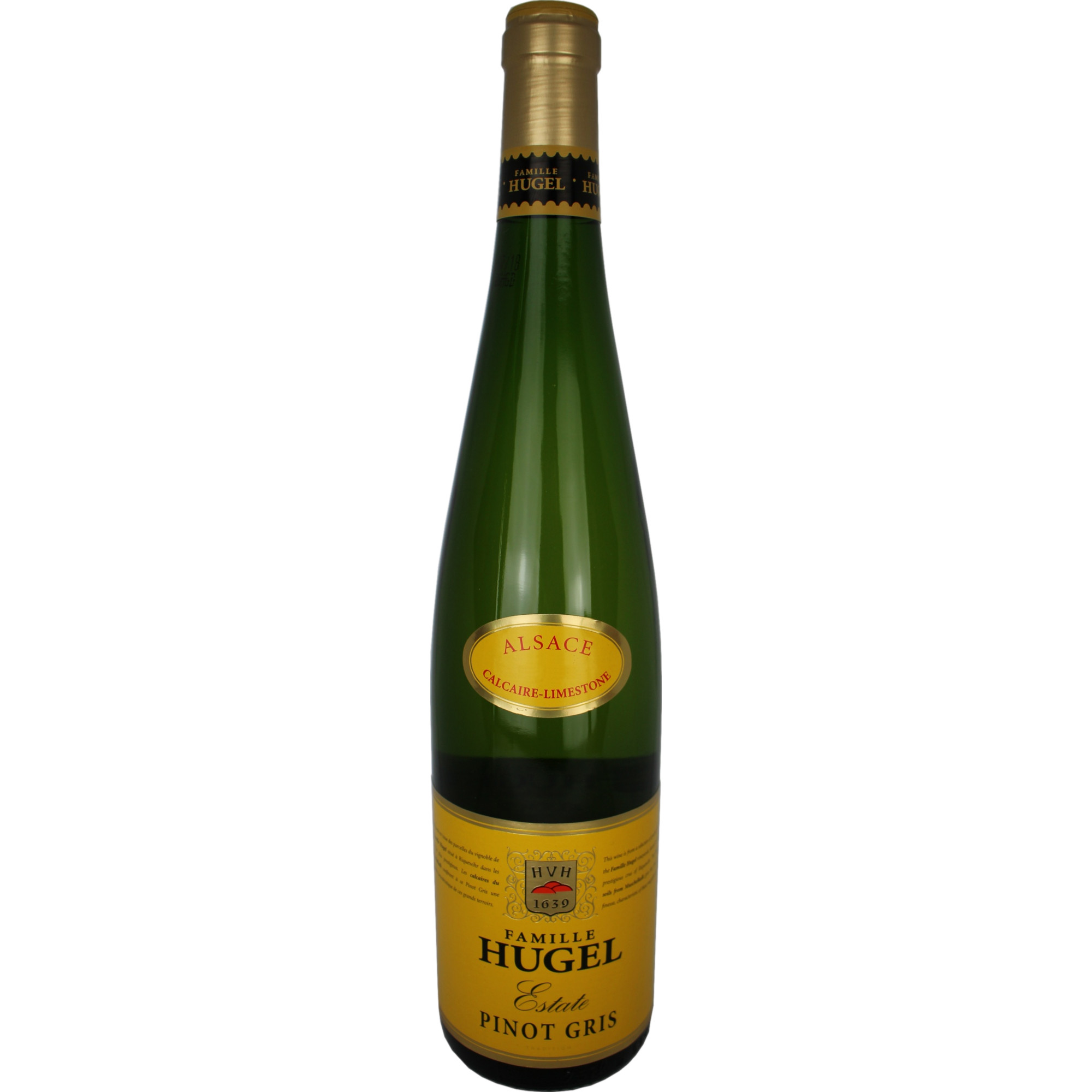 Famille Hugel Pinot Gris Estate, Alsace AOP, Rhône, 2020, Weißwein