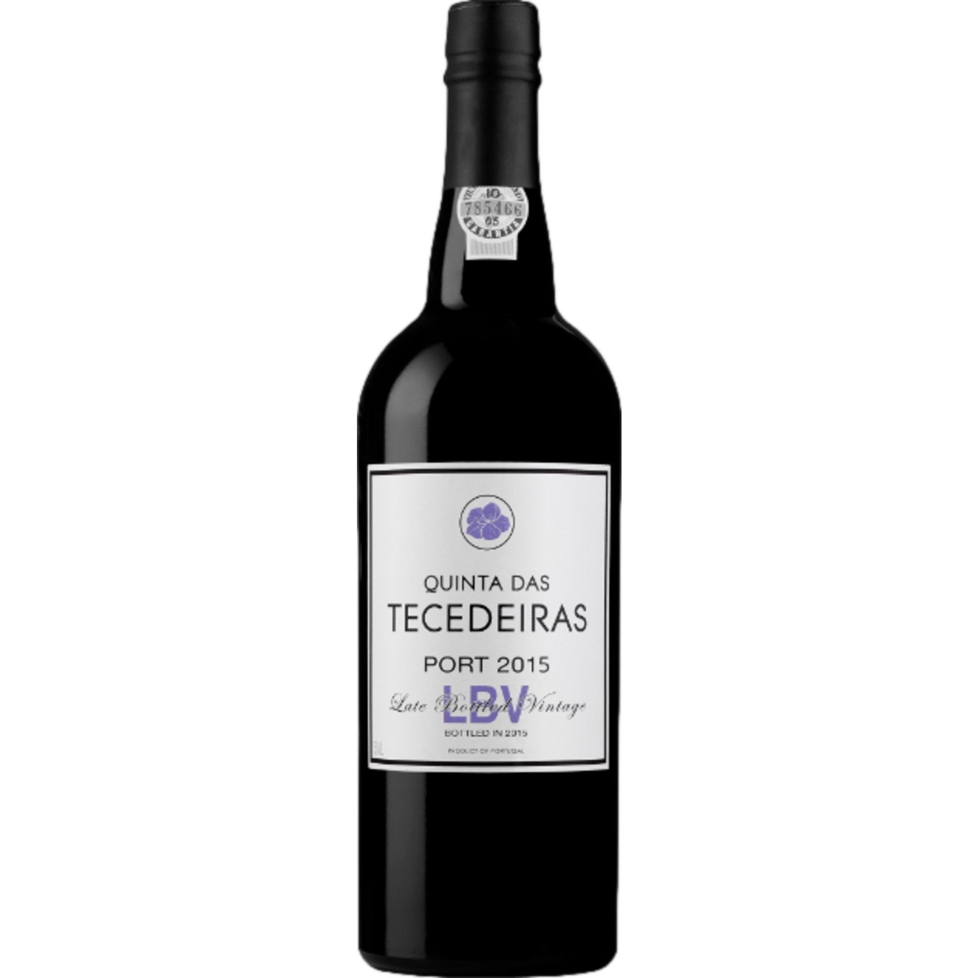 Quinta das Tecedeiras Late Bottle Vintage Port, Vinho do Porto DOC, 0,75 L, 20,5% Vol., Douro, 2015, Spirituosen - Spirituosen