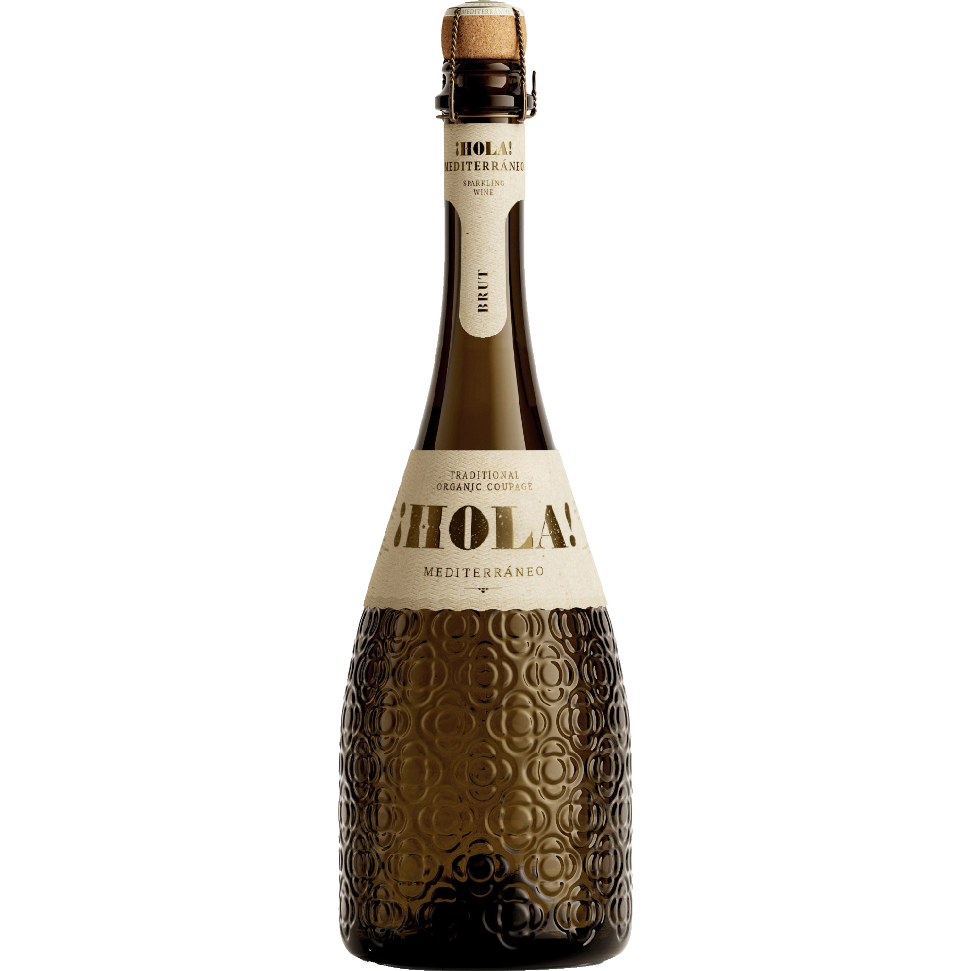 Image of Hola Mediterranéo Brut Bio, Vino de España, Vino de Espana, Schaumwein