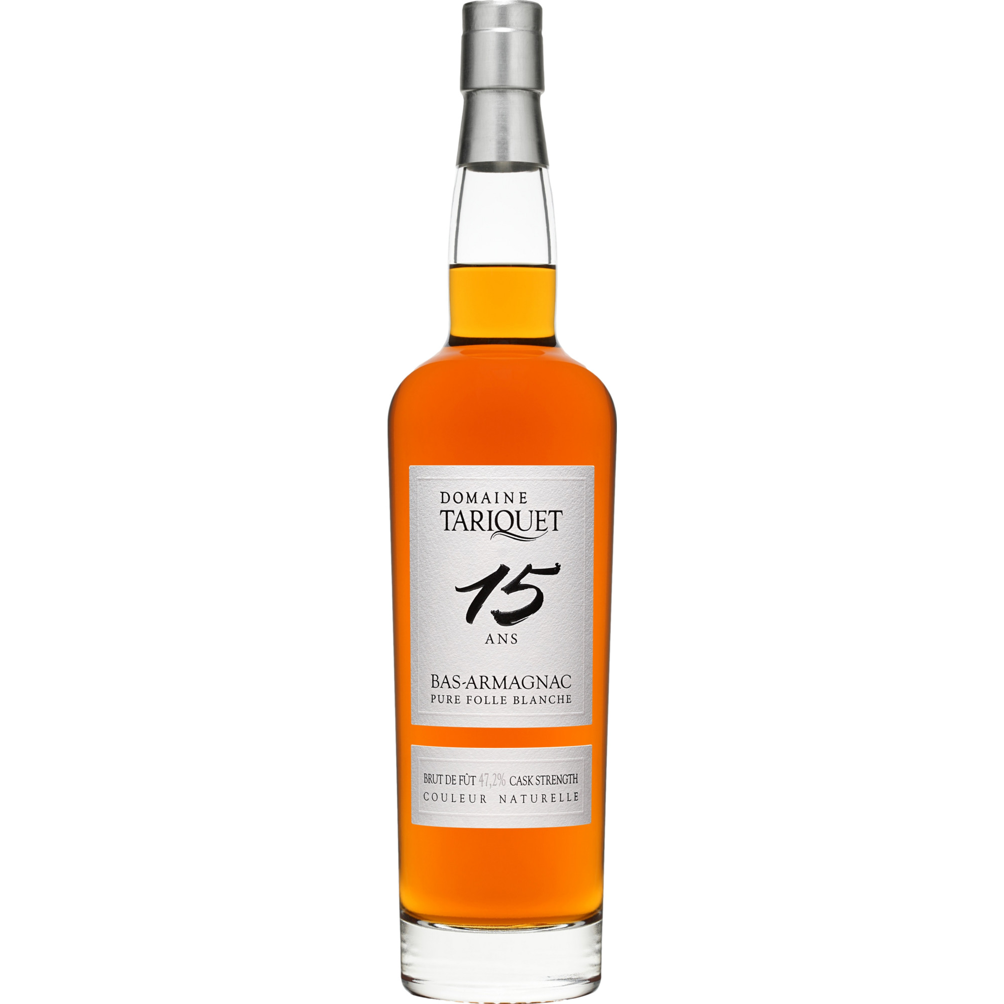 Armagnac Domaine Tariquet Pure Folle Bl. 15 Ans, Armagnac AC, 0,7 L, 47,2% Vol, Südwestfrankreich, Spirituosen - Spirituosen
