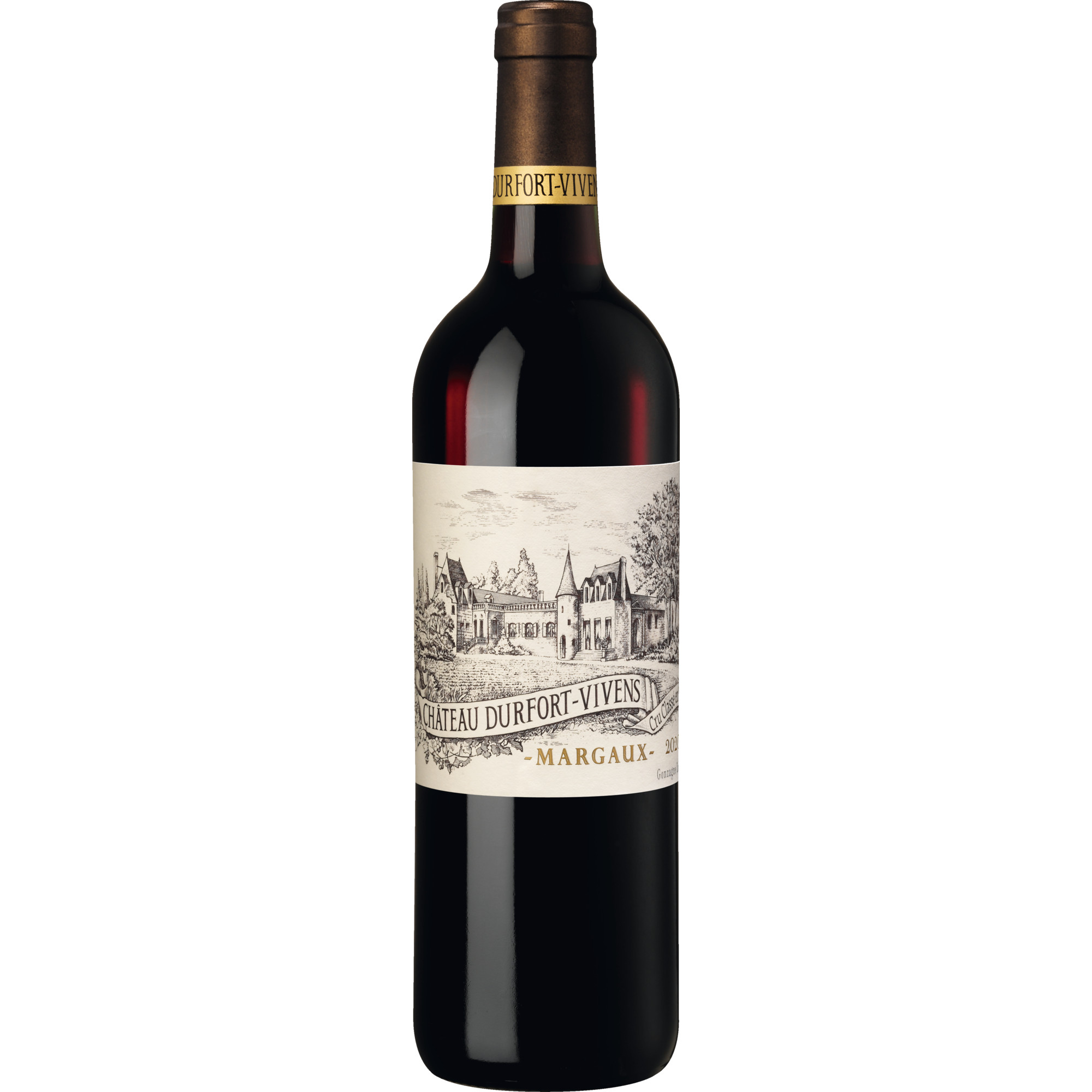Château Durfort Vivens, Margaux AOP, 2ème Cru Classé, Bordeaux, 2023, Rotwein