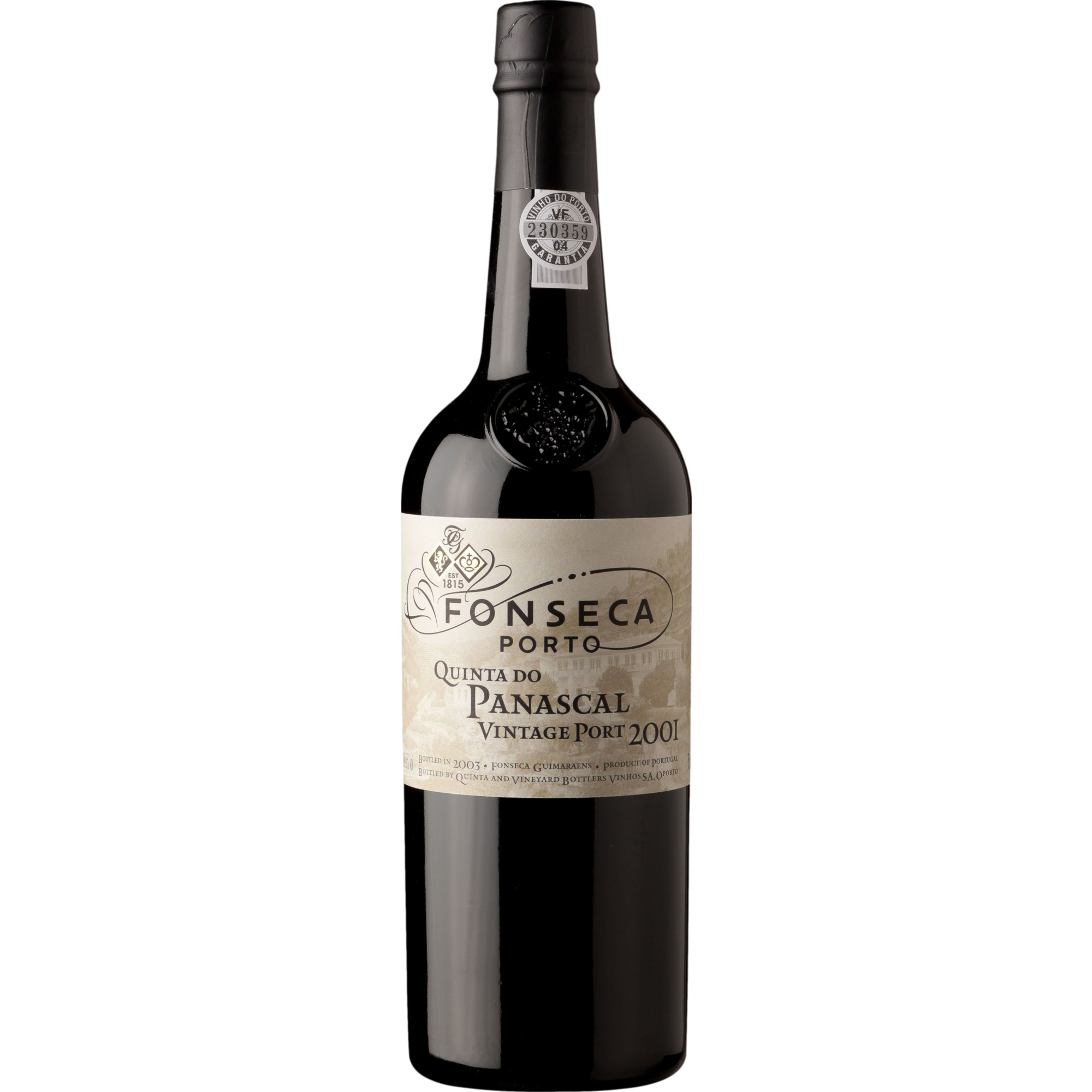 Image of Fonseca Quinta do Panascal Port, Vinho do Porto DOC, 0,75 L, 20,5 Vol, Douro, 2001, Spirituosen