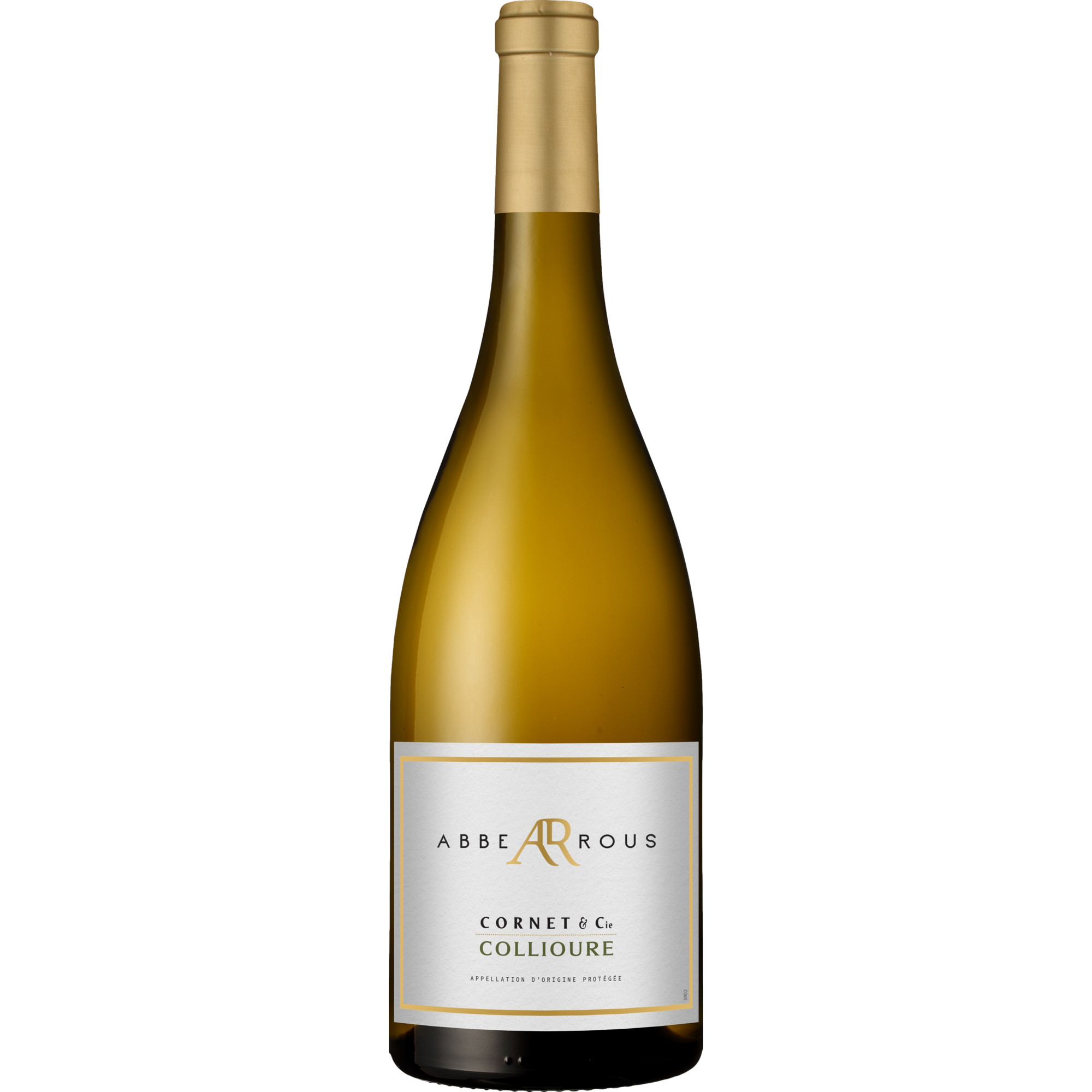 Abbé Rous Cornet & Cie Blanc, Collioure AOP, Languedoc-Roussillon, 2018, Weißwein - Weißwein