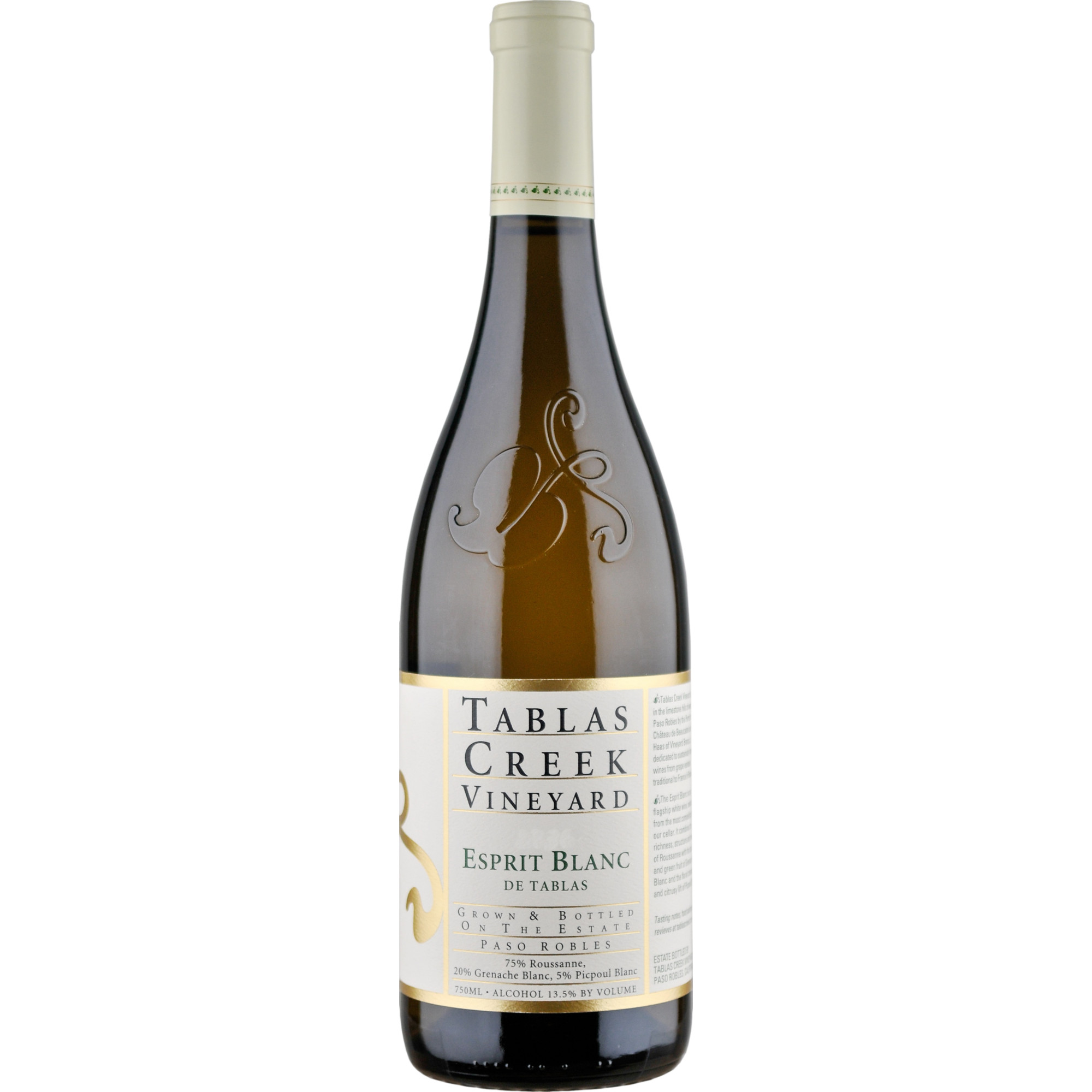 Tablas Creek Vineyard Esprit de Tablas White, Kalifornien, Kalifornien, 2014, Weißwein