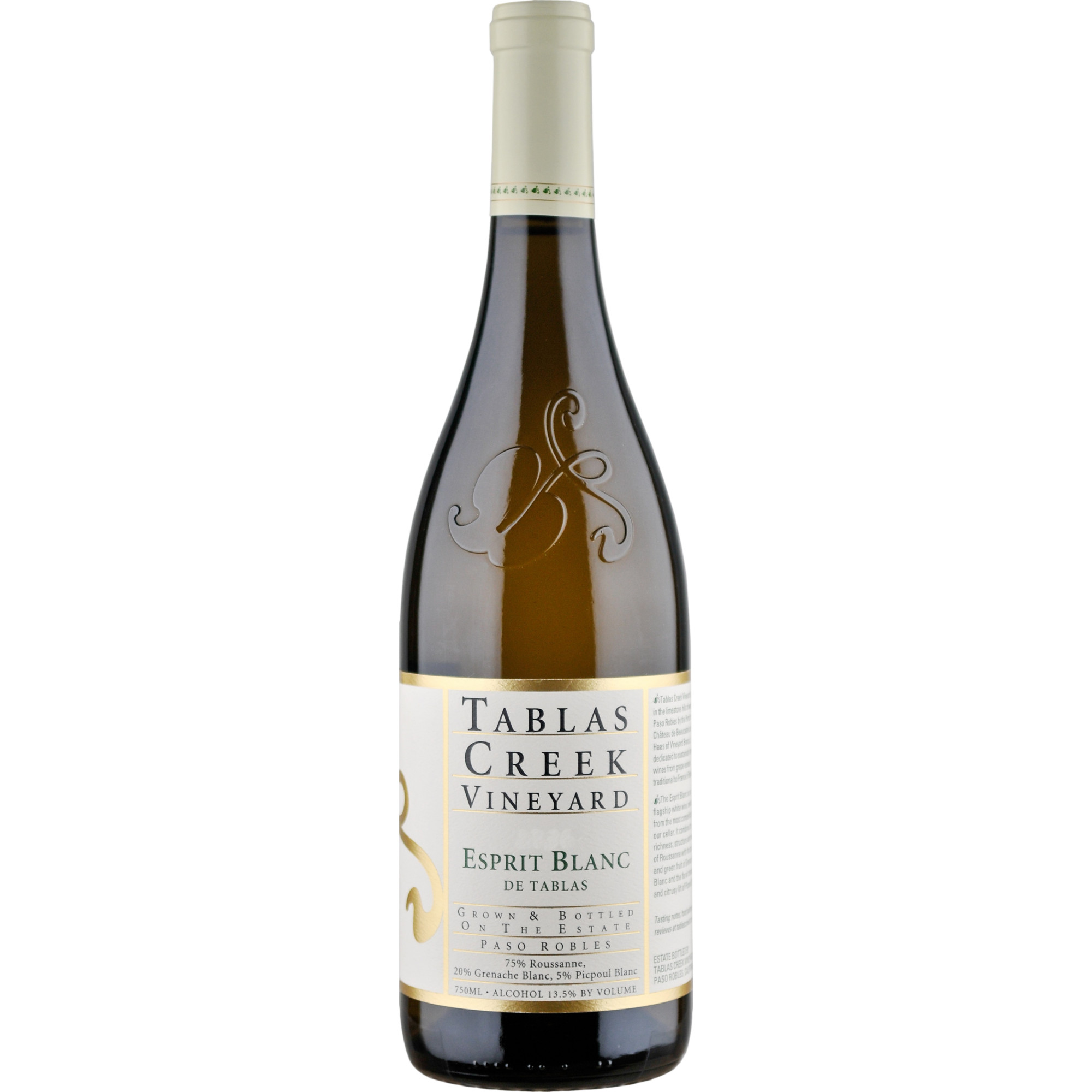 Tablas Creek Vineyard Esprit de Tablas White, Kalifornien, Kalifornien, 2016, Weißwein