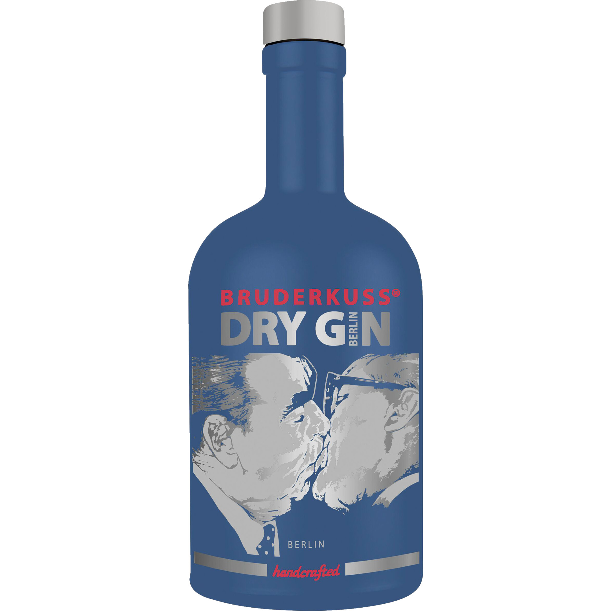 Bruderkuss Gin Blue Edition, 46% Vol, 0,5L, Pfalz, Spirituosen