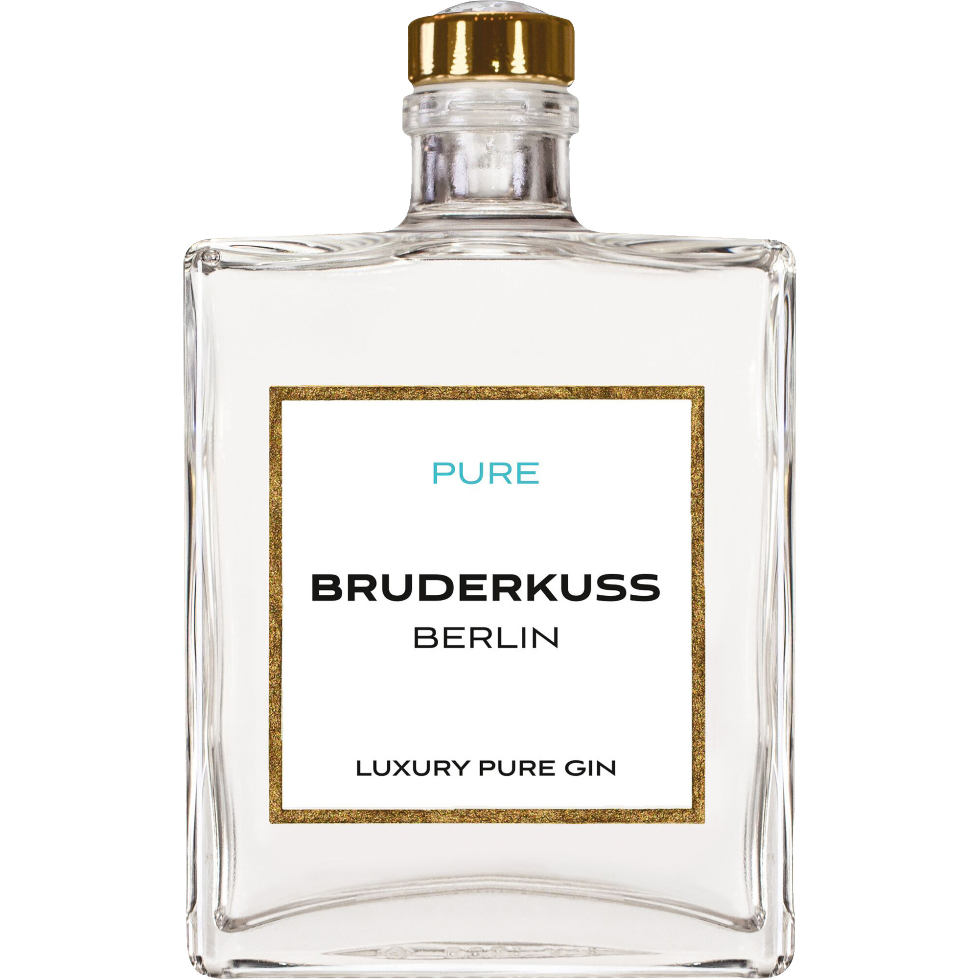 Image of Bruderkuss Gin Pure Luxury, 41,5% Vol, 0,5L, Pfalz, Spirituosen