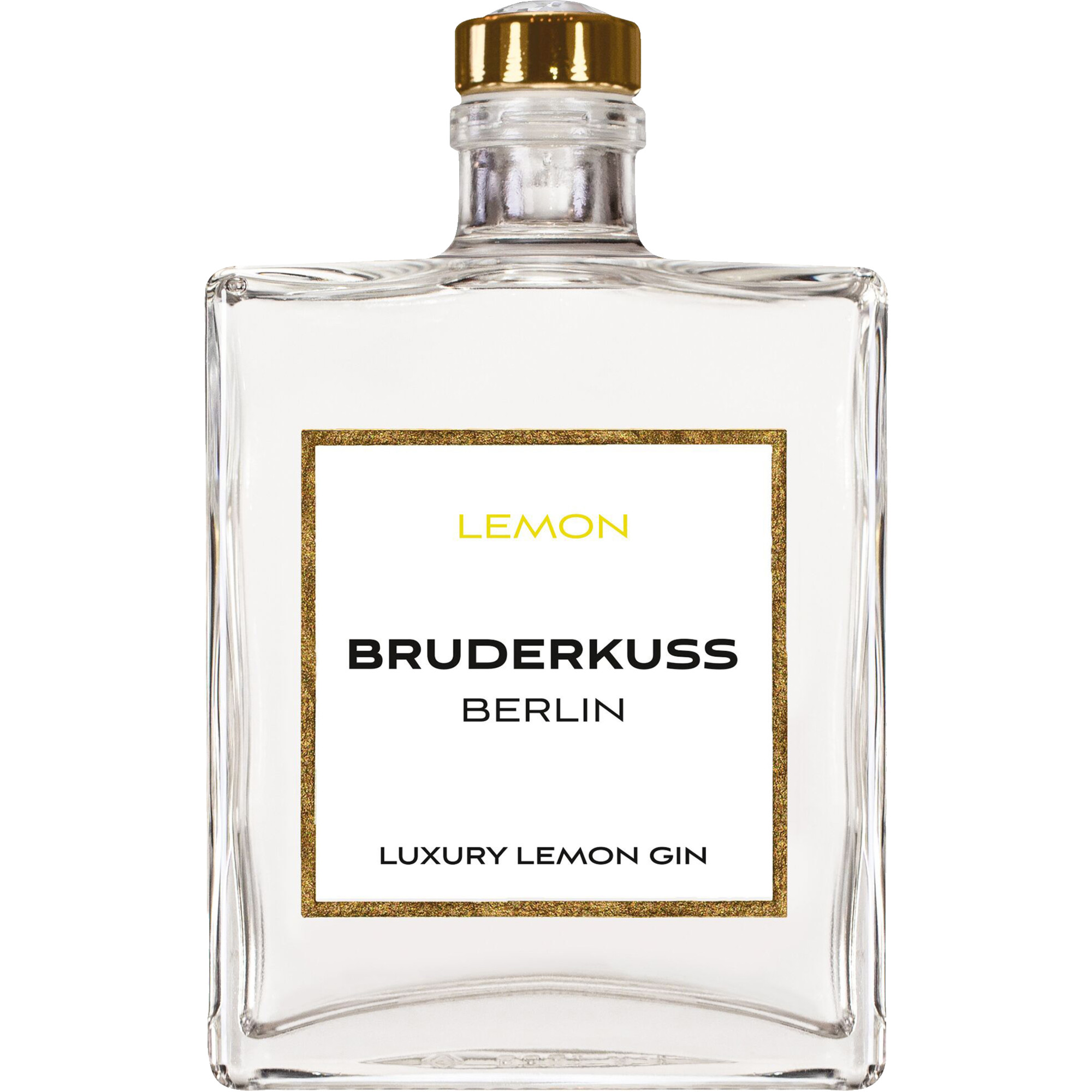 Image of Bruderkuss Gin Luxury Lemon, 41,5% Vol, 0,5L, Pfalz, Spirituosen