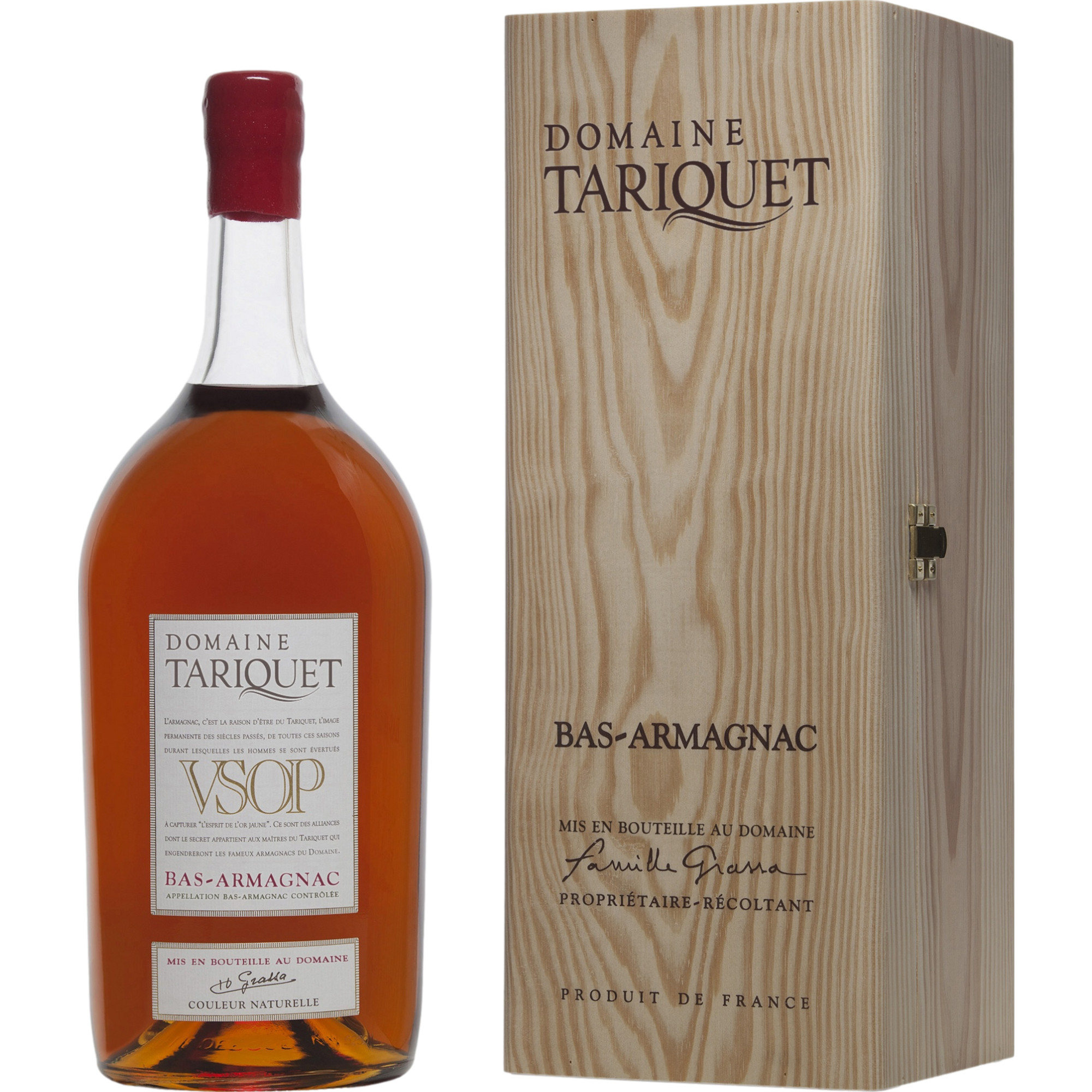 Image of Armagnac Domaine Tariquet VSOP, Armagnac AC, Pot Gascon, 40% Vol, Südwestfrankreich, Spirituosen