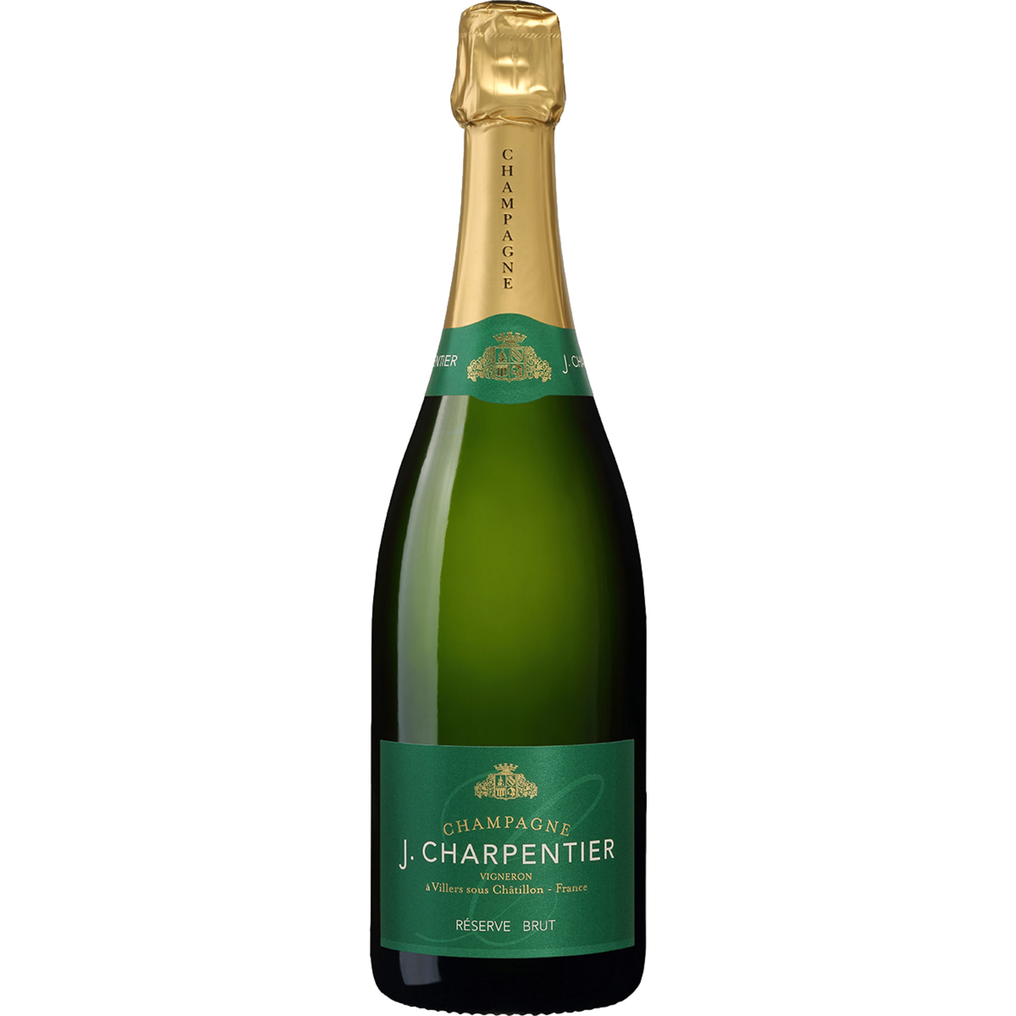 Champagne J. Charpentier Réserve, Brut, Champagne AC, 0,375L, Champagne, Schaumwein