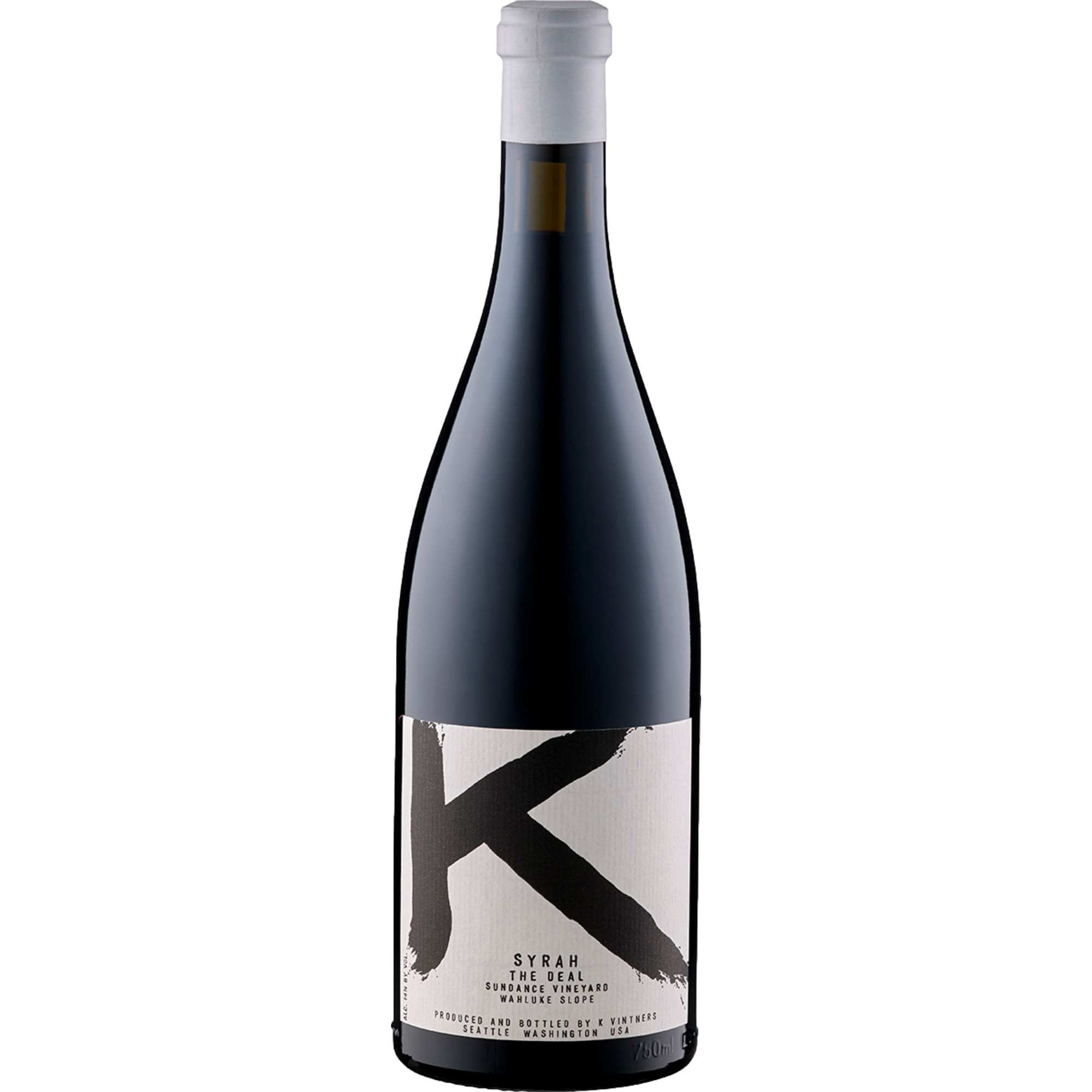 K The Deal Syrah, Wahluke Slope, Washington, Washington, 2016, Rotwein