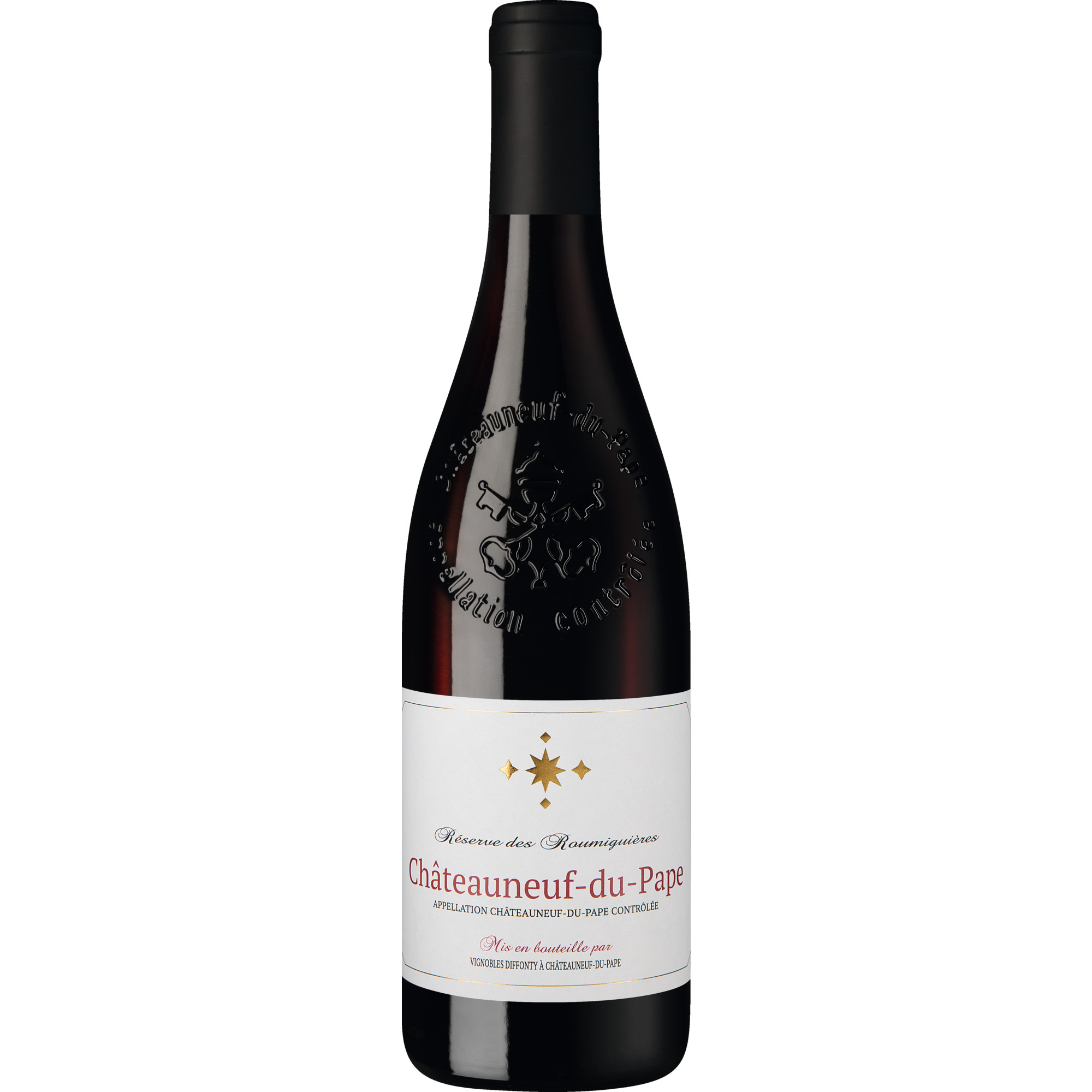 Réserve de Roumiguières Châteauneuf-du-Pape, Châteauneuf-du-Pape AOP, Rhône, 2023, Rotwein S.A.R.L. Vignobles Diffonty - Châteauneuf-du-Pape - France Hawesko DE