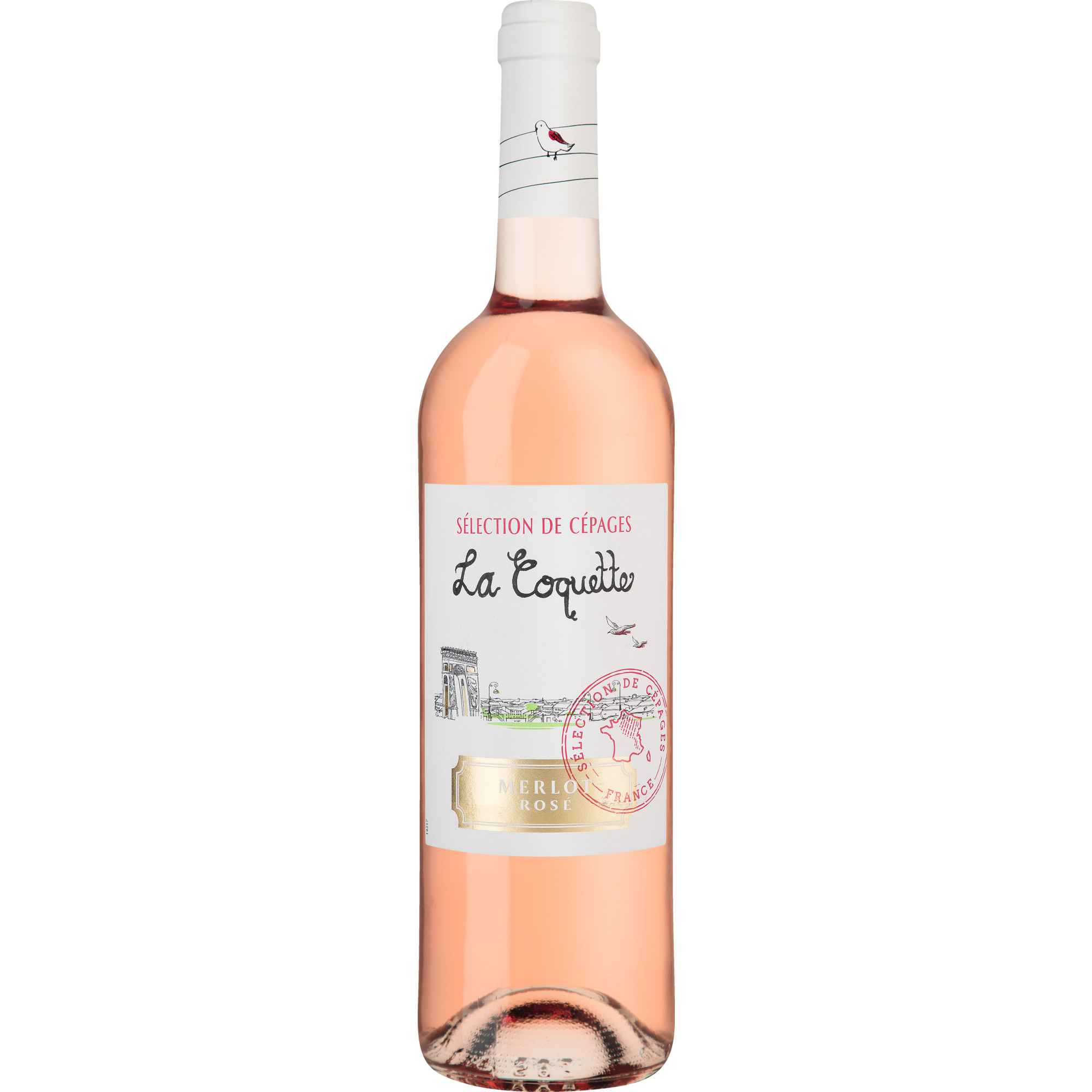 Image of La Coquette Merlot Rosé, Vin de France, Vin de France, 2023, Roséwein