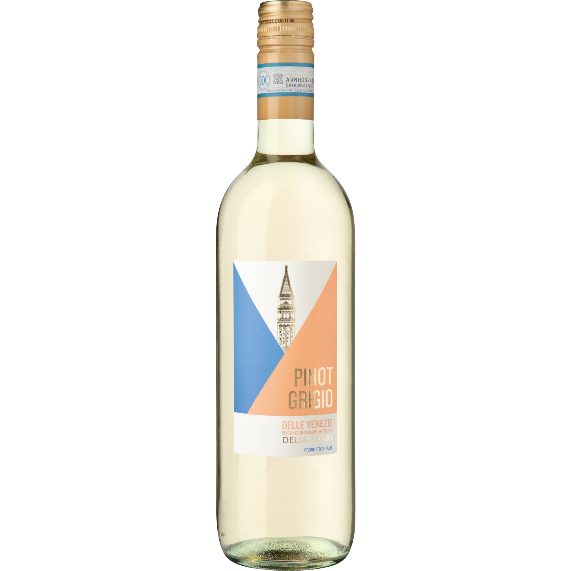 Della Torre Pinot Grigio, delle Venezie DOC, Venetien, 2023, Weißwein