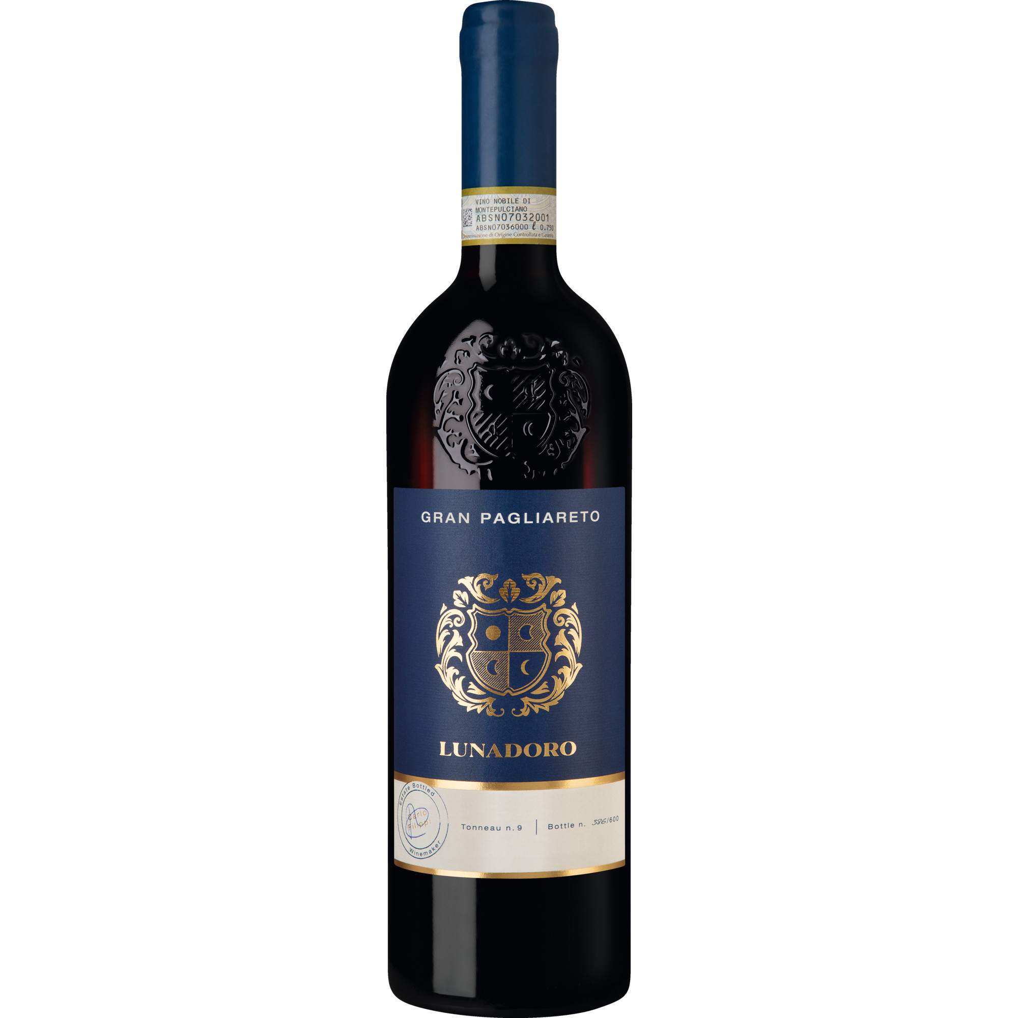 Gran Pagliareto Vino Nobile, Vino Nobile di Montepulciano DOCG, Toskana, 2017, Rotwein Azienda Agricola Lunadoro, 53045 Montalcino, Italia Hawesko DE