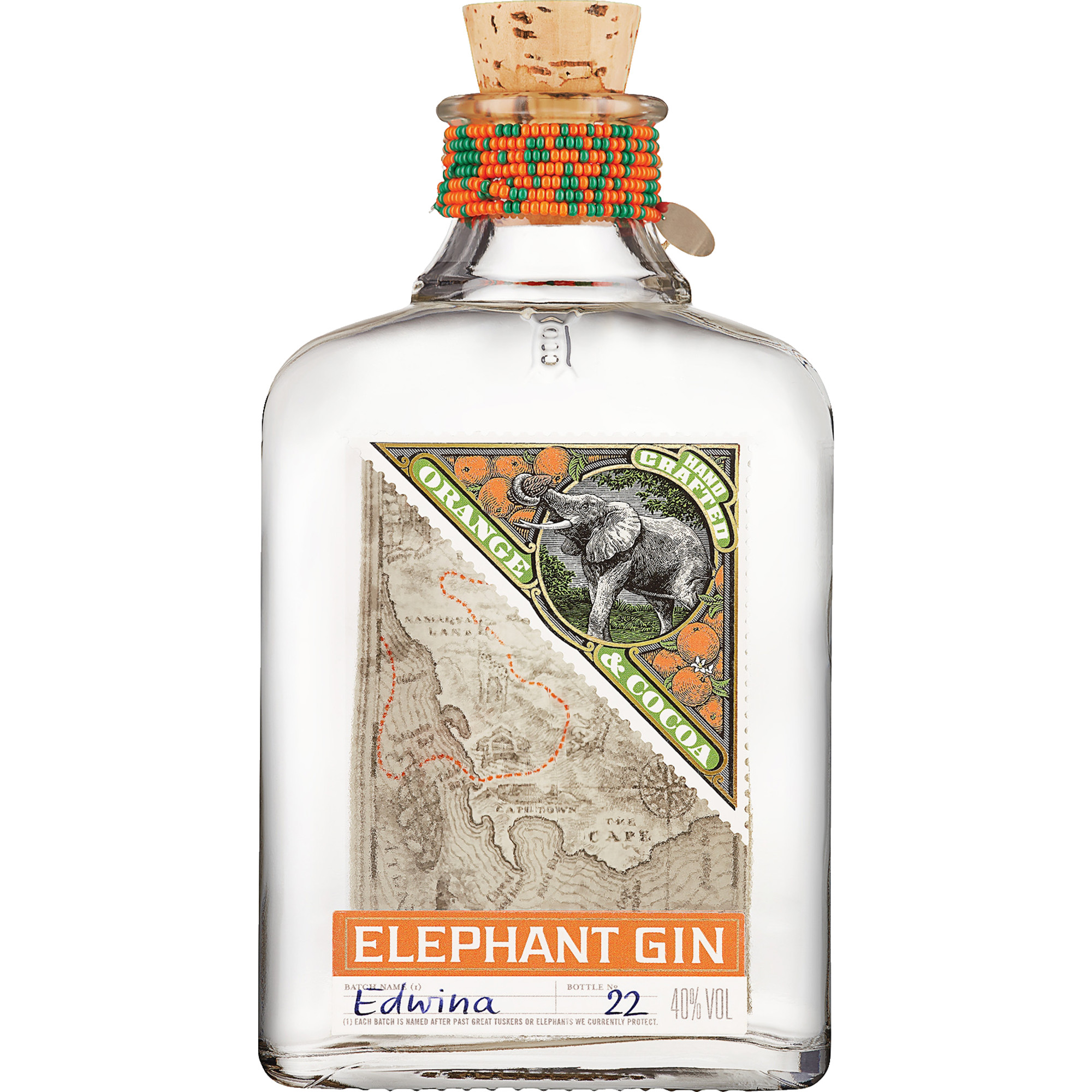 Image of Elephant London Dry Gin Orange Cocoa, 0,5 L, 40% Vol., Spirituosen
