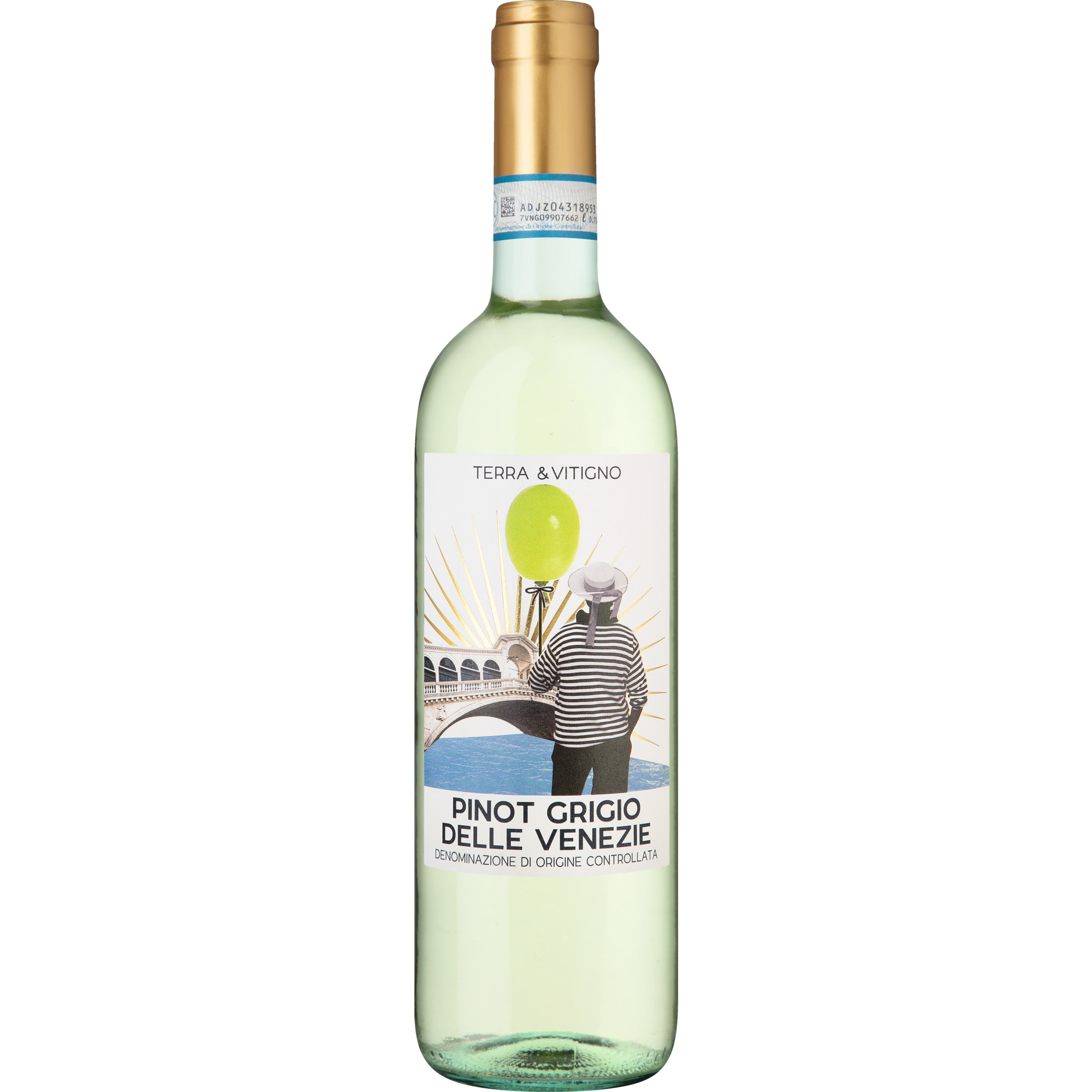 Terra & Vitigno Pinot Grigio, delle Venezie DOC, Venetien, 2023, Weißwein