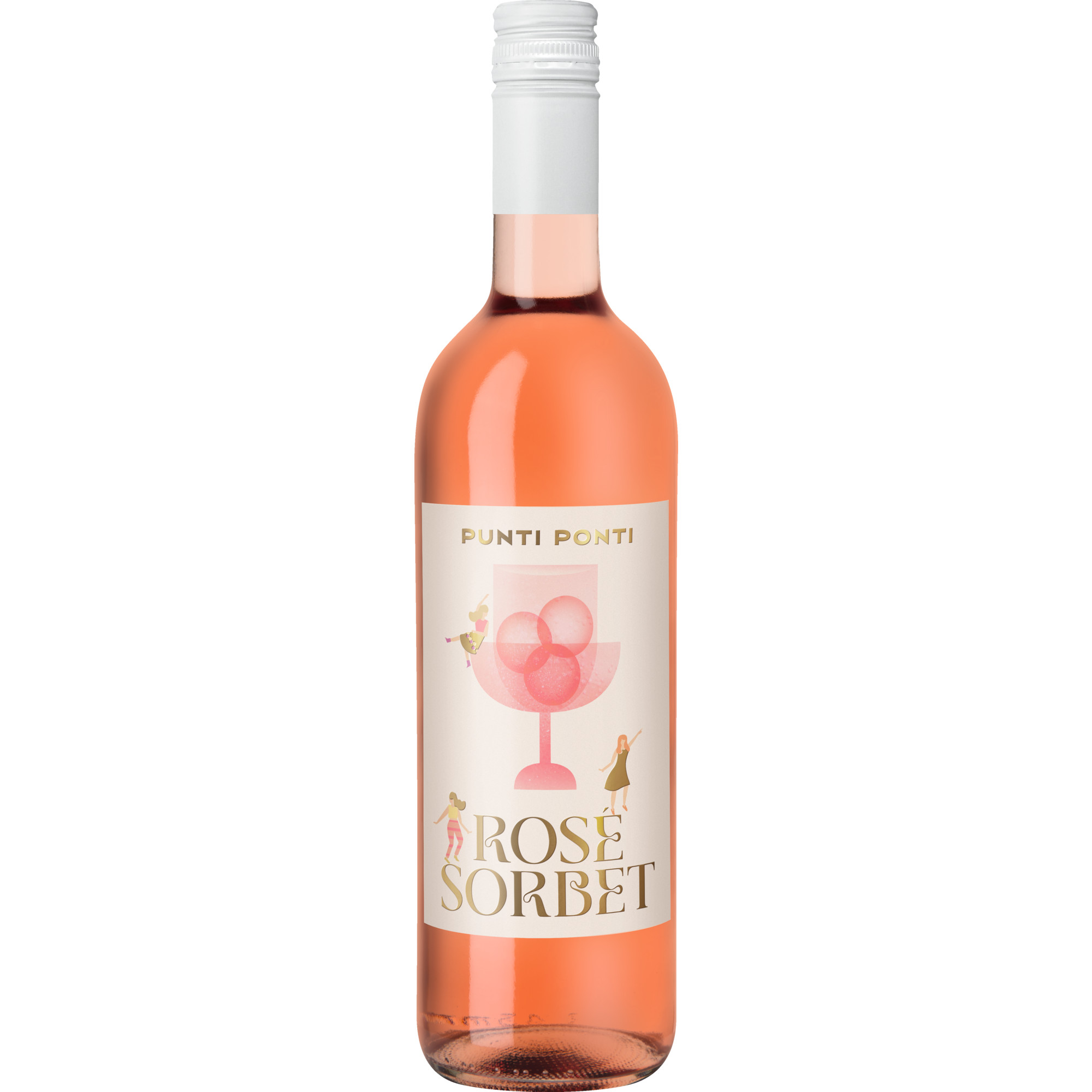Punti Ponti Rosé Sorbet, Puglia IGT, Apulien, 2023, Roséwein