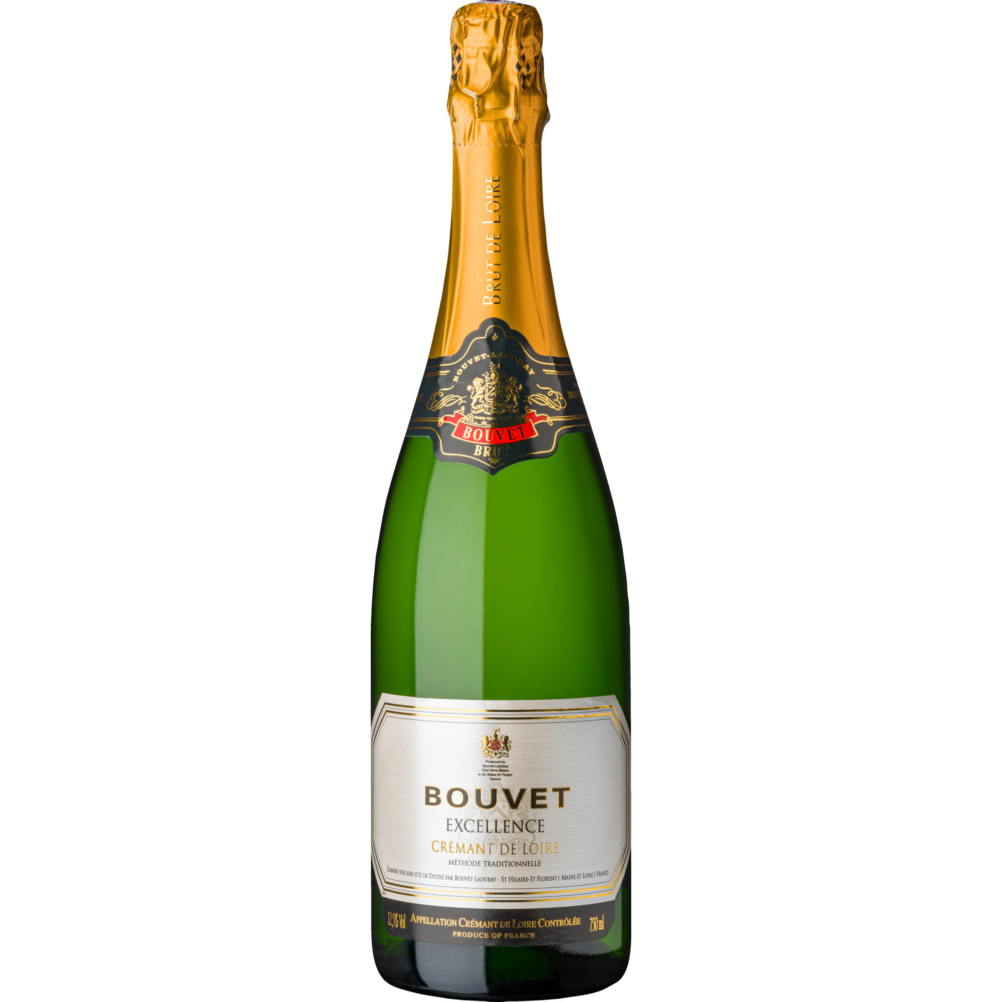 Image of Bouvet Crémant Excellence Blanc, Brut, Crémant de Loire AOP, Loire, Schaumwein