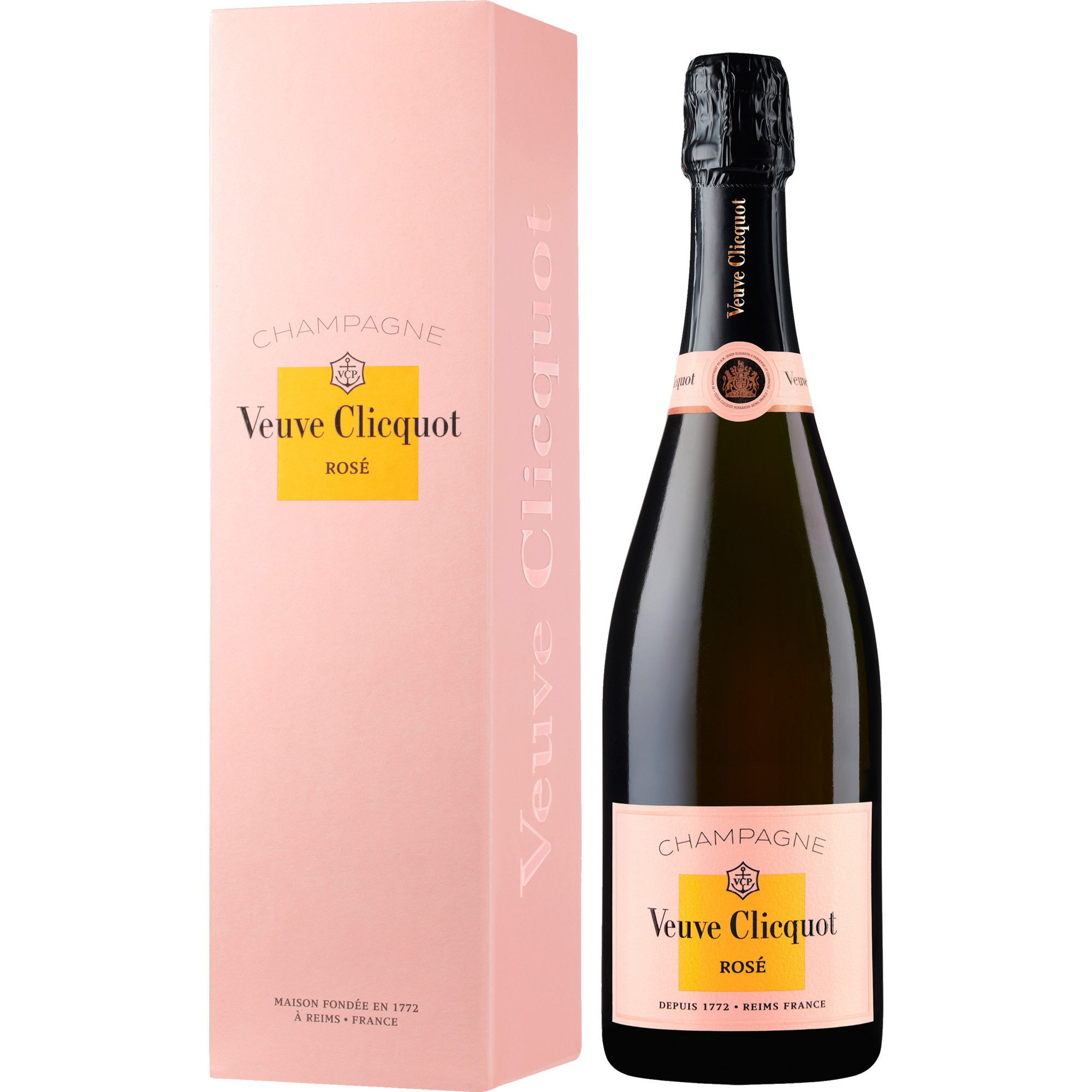 Image of Champagne Veuve Clicquot Rosé, Brut, Champagne AC, Geschenketui, Champagne, Schaumwein