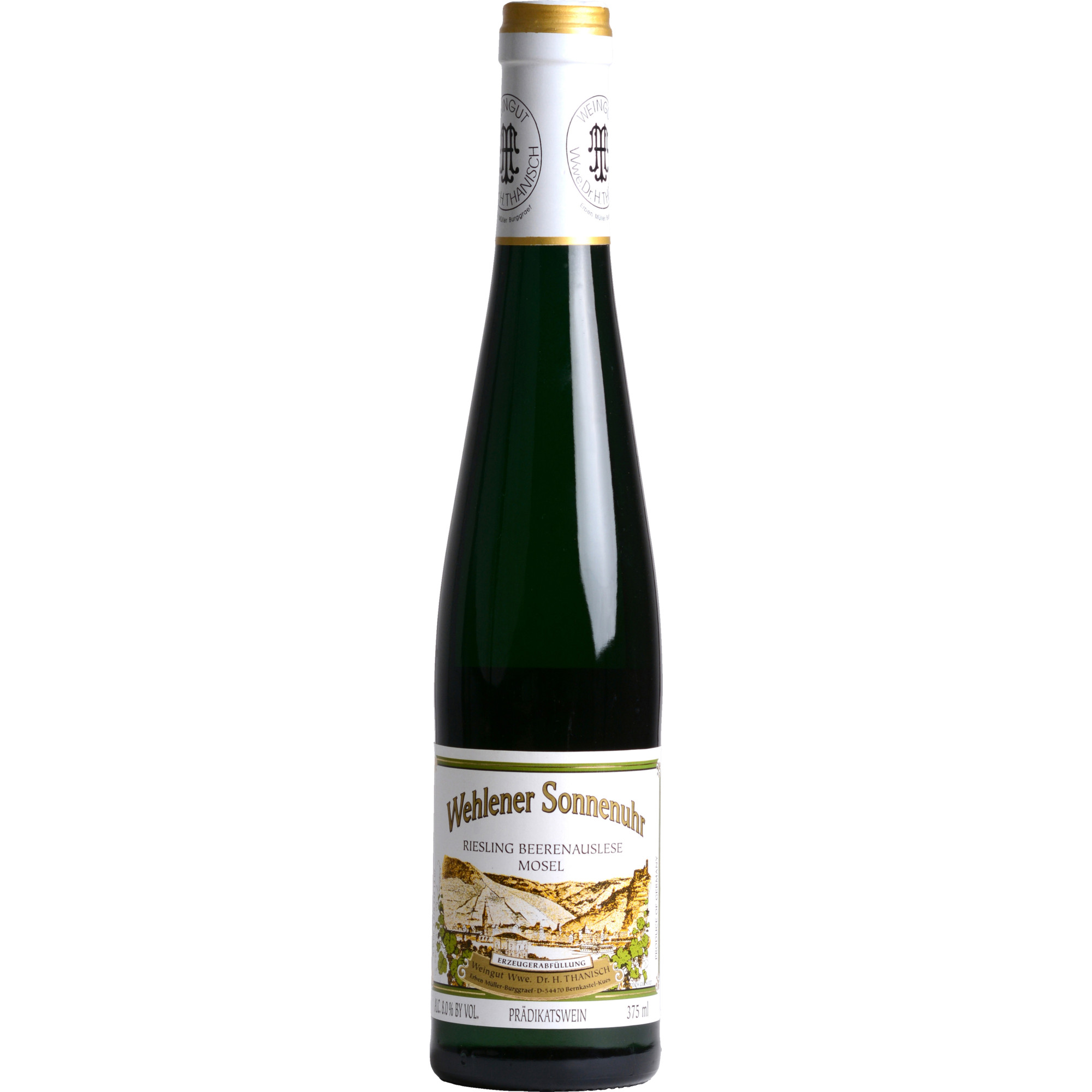 Thanisch Wehlener Sonnenuhr Beerenauslese, Edelsüß, 0,375 l, Mosel, Mosel, 2006, Weißwein