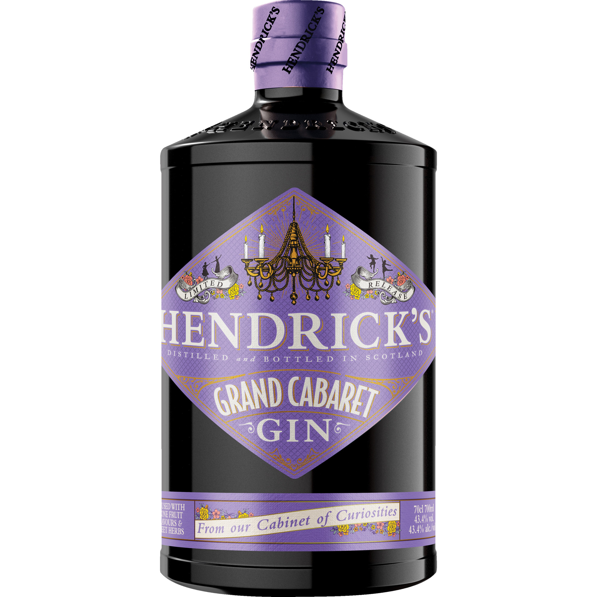 Hendrick’s Gin Grand Cabaret, 43,4 % vol. 0,7 L, England, Spirituosen William Grant & Sons Global Brands Ltd., Tullamore, Ireland Hawesko DE